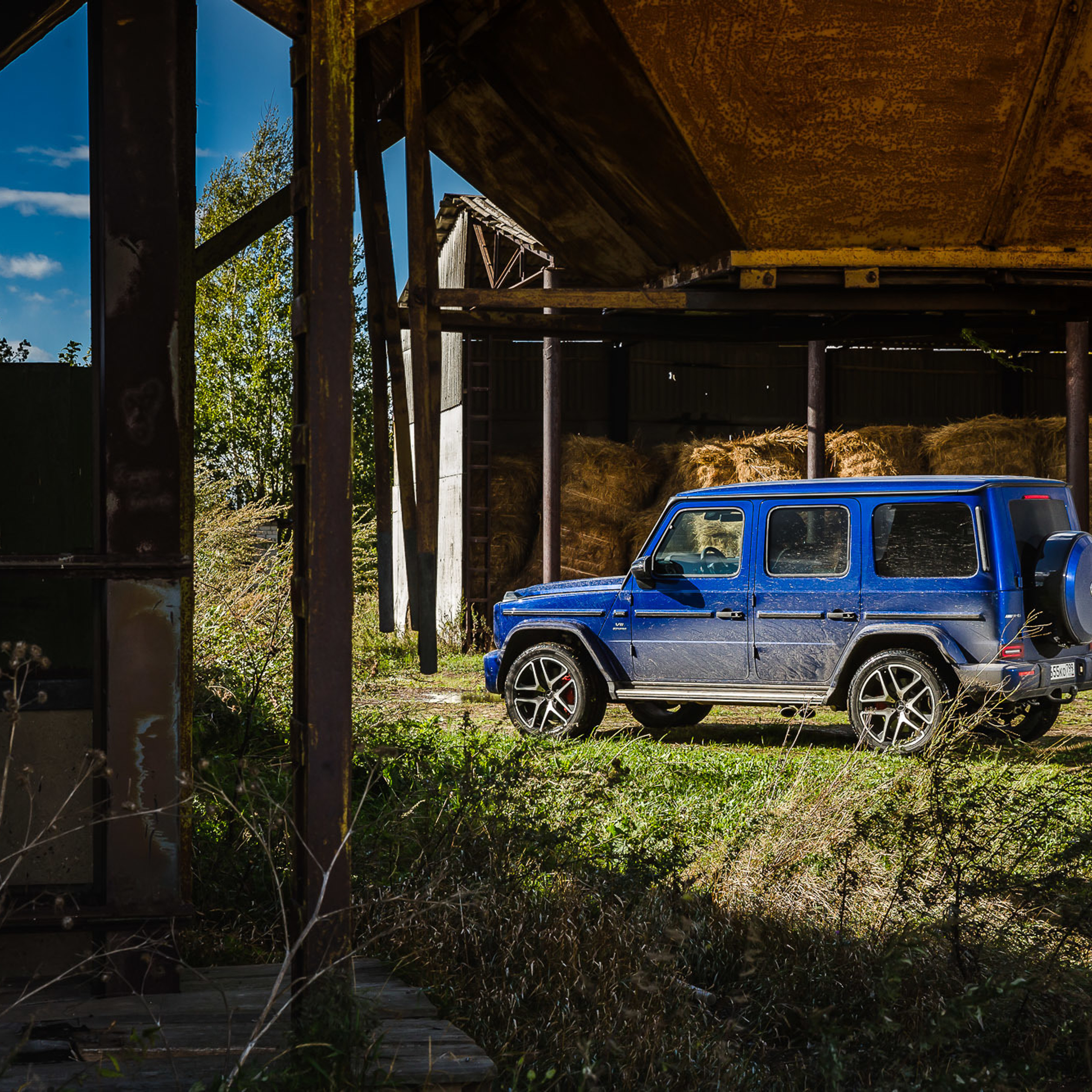 Mercedes G63 AMG. Фотограф Дмитрий Питерский