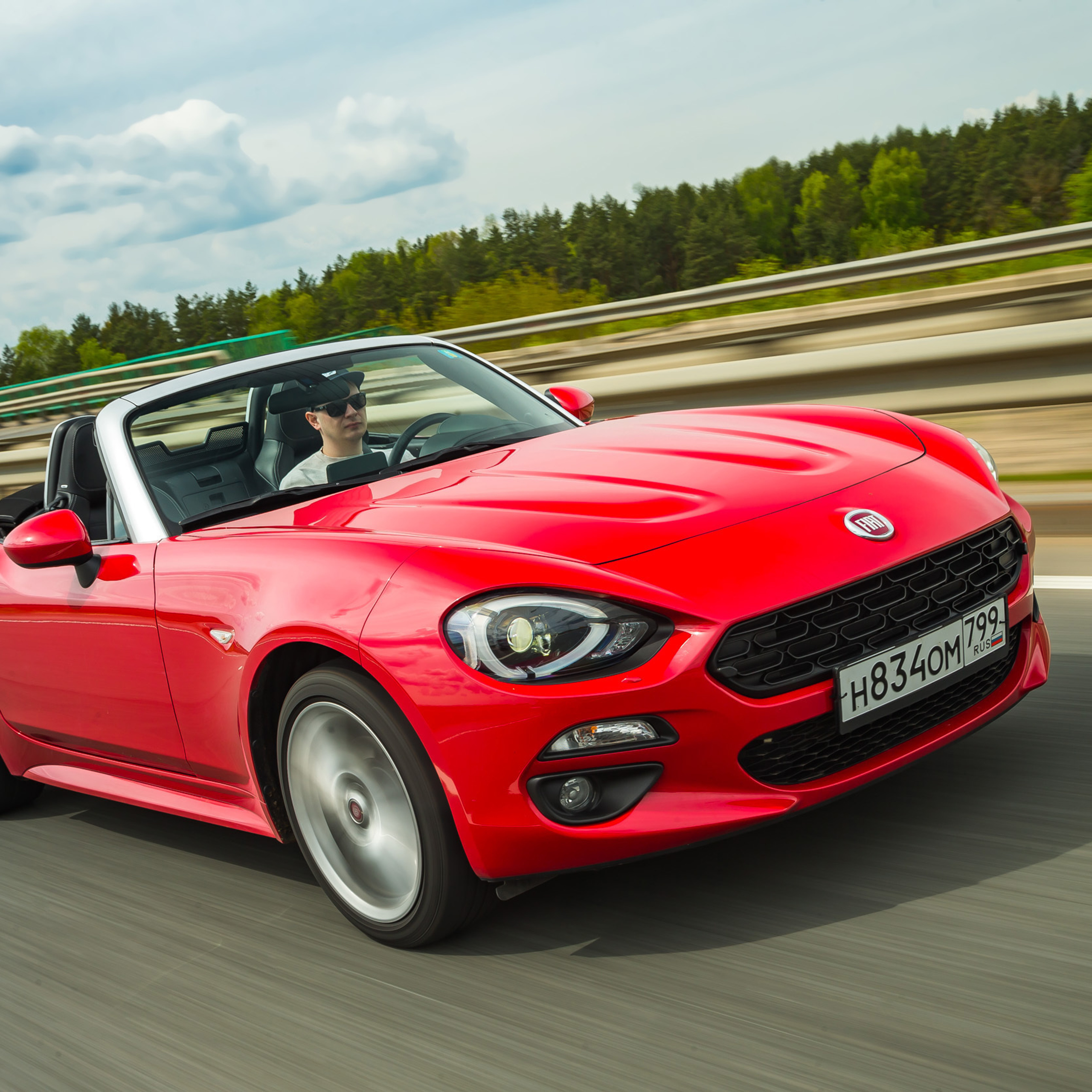 Fiat 124 & Mazda MX-5. Фотограф Дмитрий Питерский