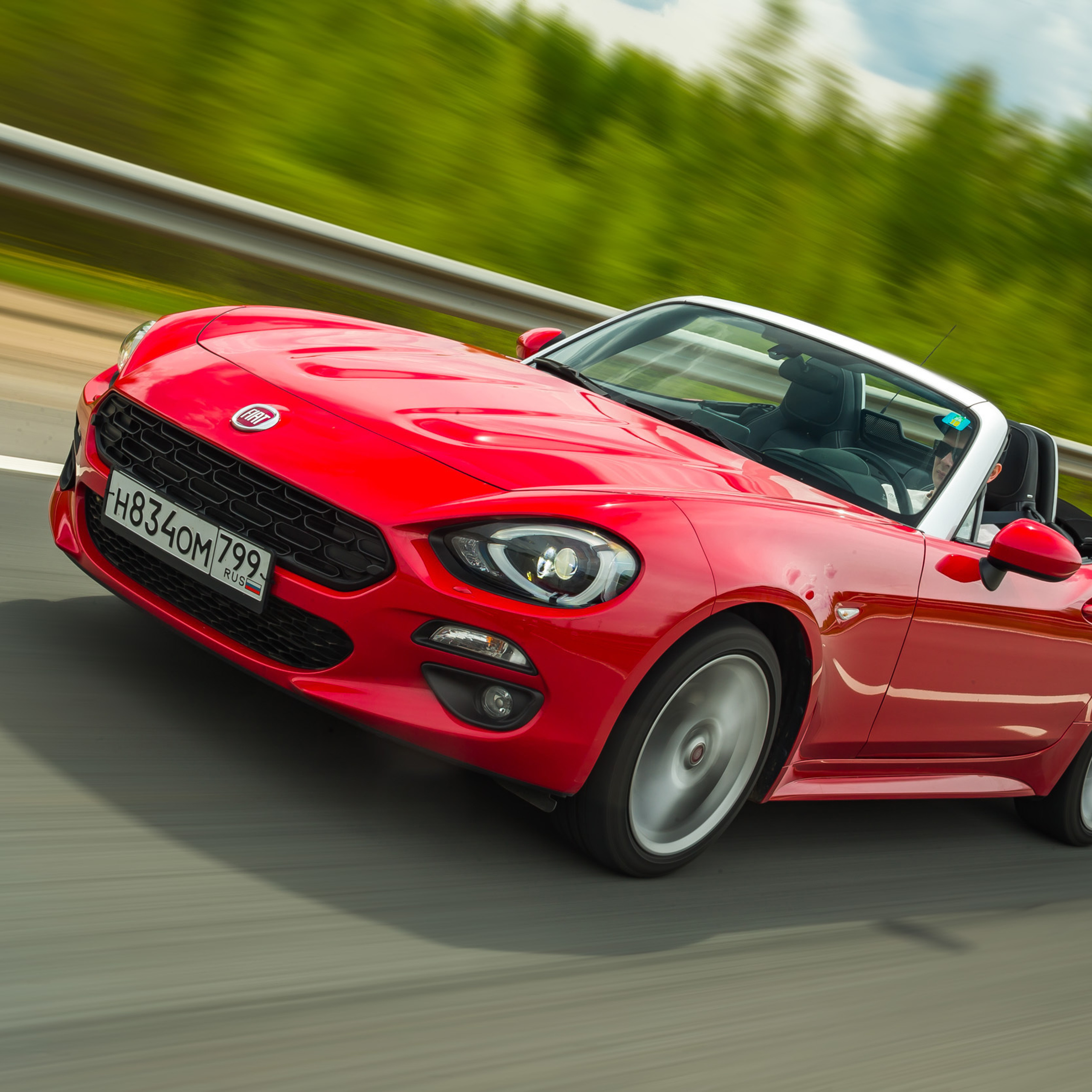 Fiat 124 & Mazda MX-5. Фотограф Дмитрий Питерский