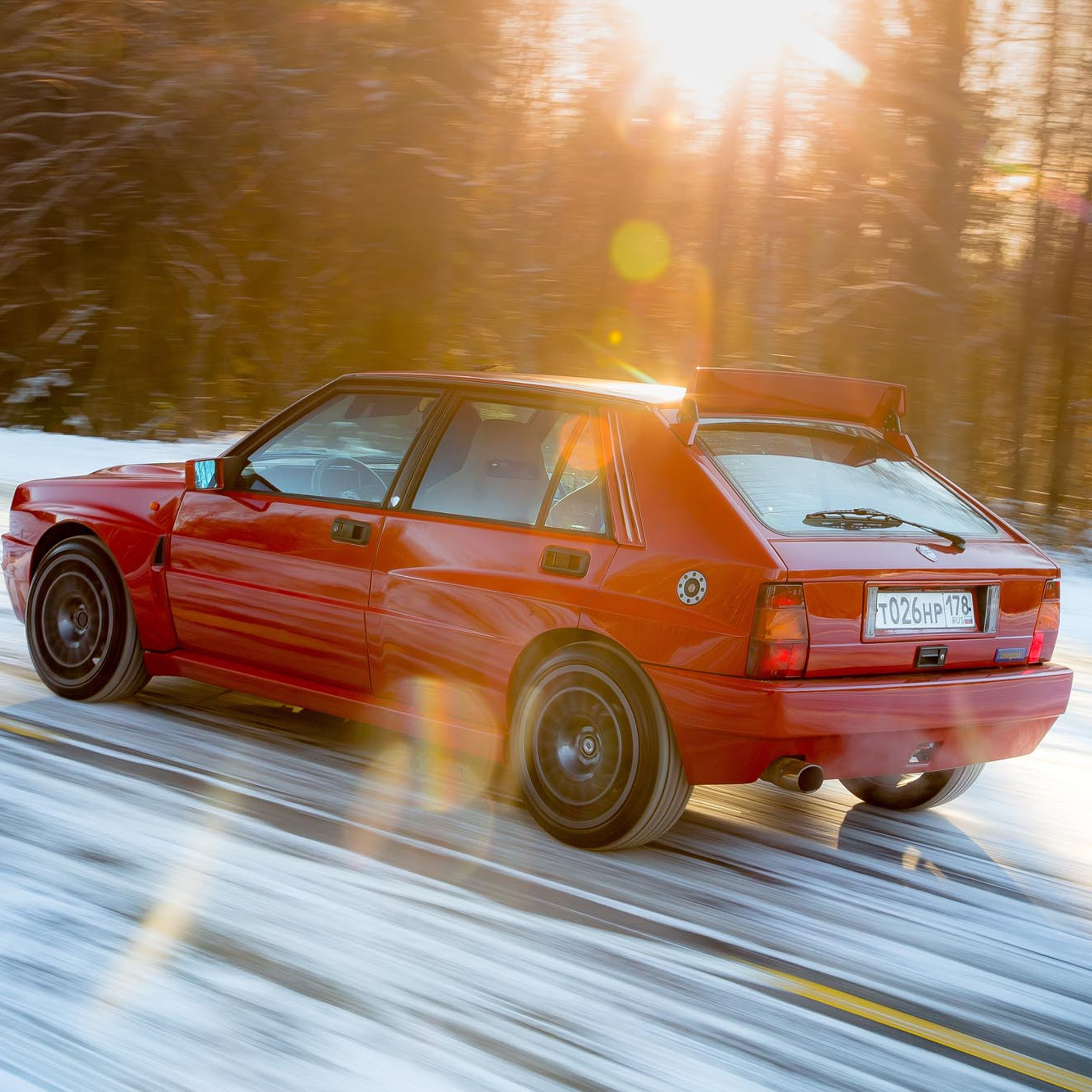 Lancia Delta Integrale. Фотограф Дмитрий Питерский