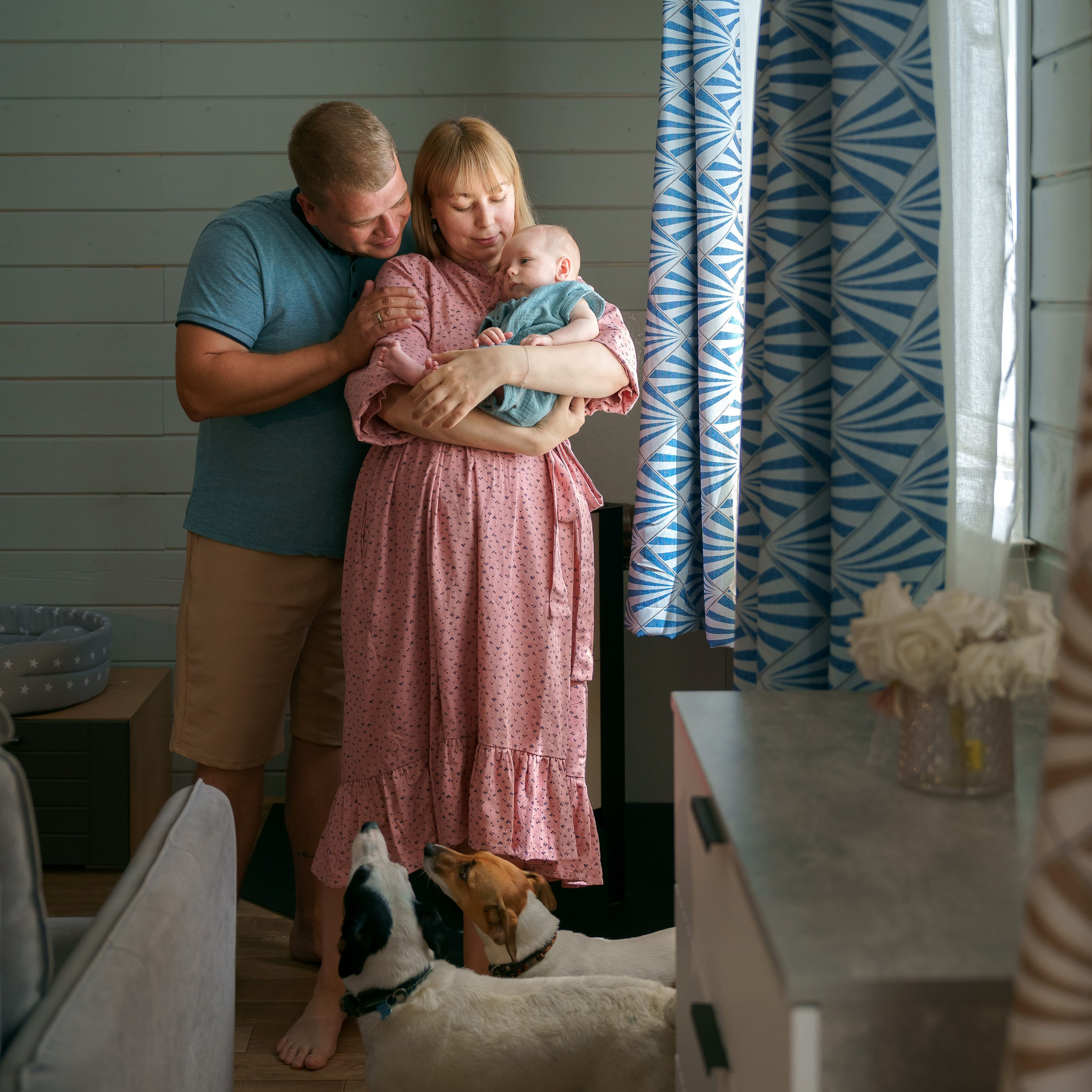 Домашняя фотосессия Мария и Дмитрий