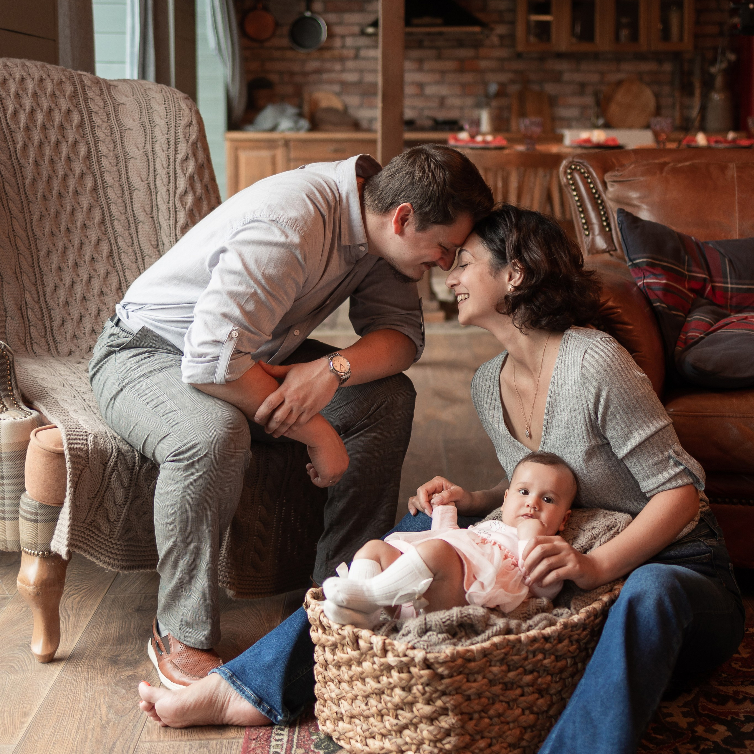 Мария с семьей