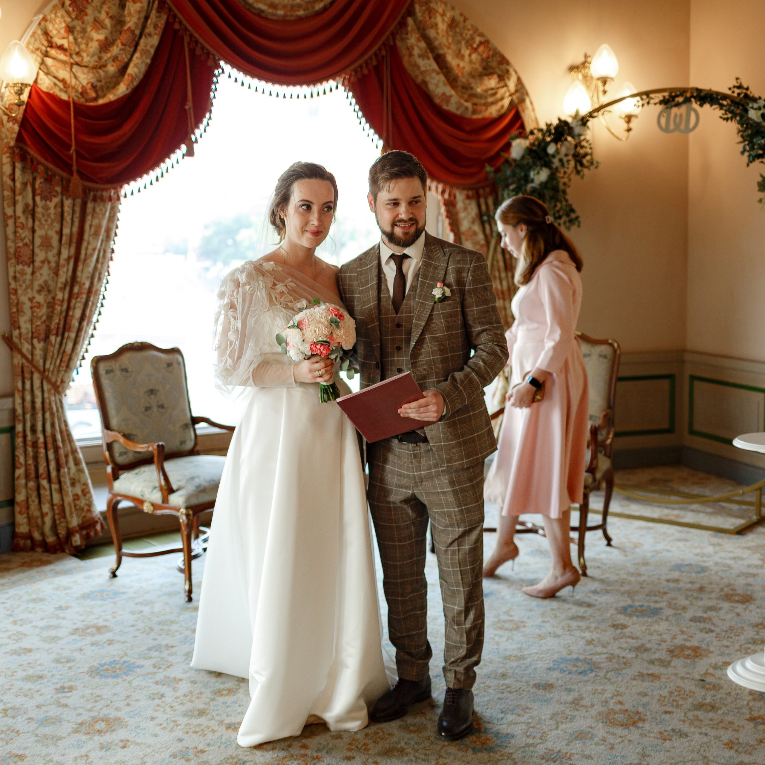 Регистрация брака в гостинице «Националь» г. Москва. Свадебный фотограф Москва и МО Сергей Киржаев