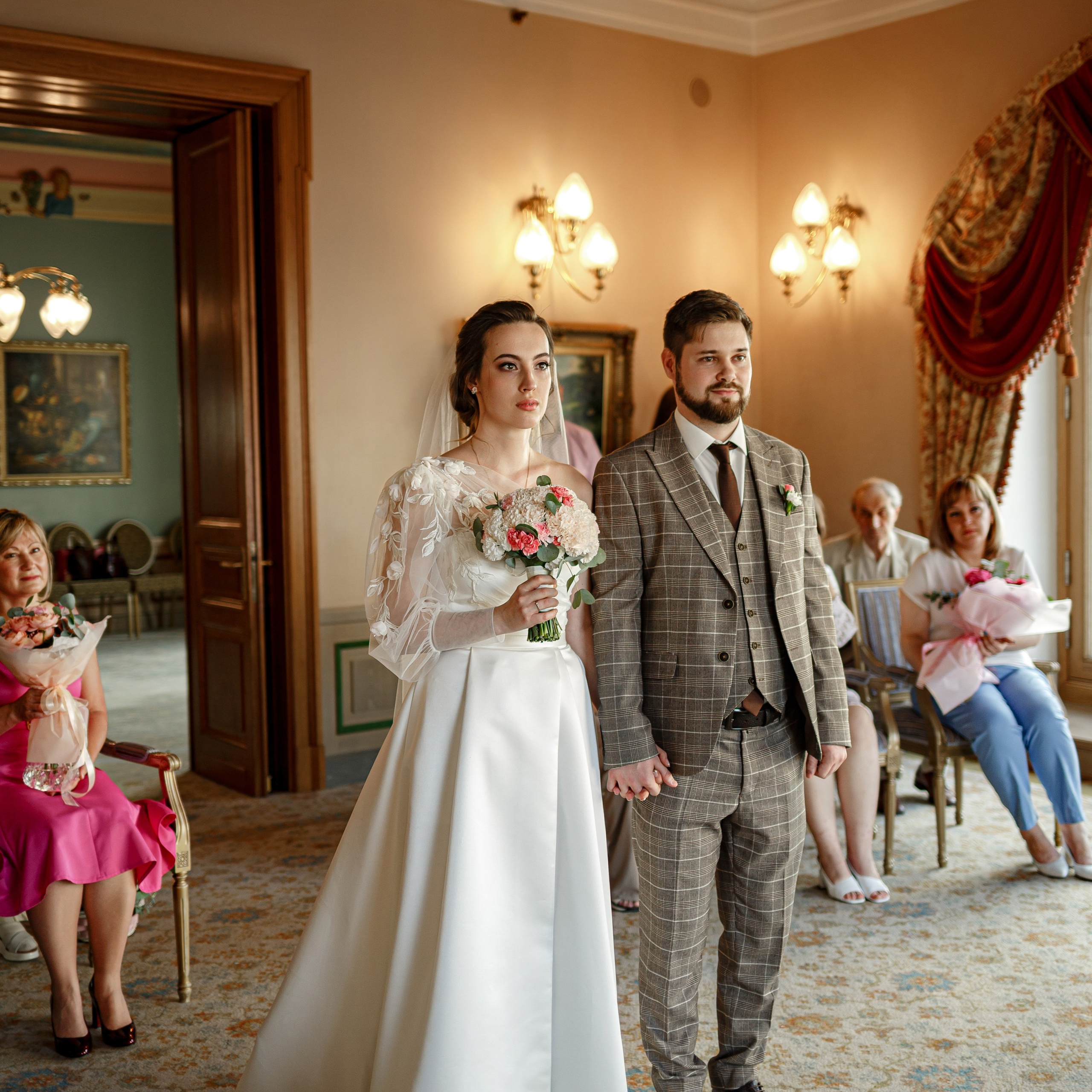 Регистрация брака в гостинице «Националь» г. Москва. Свадебный фотограф Москва и МО Сергей Киржаев