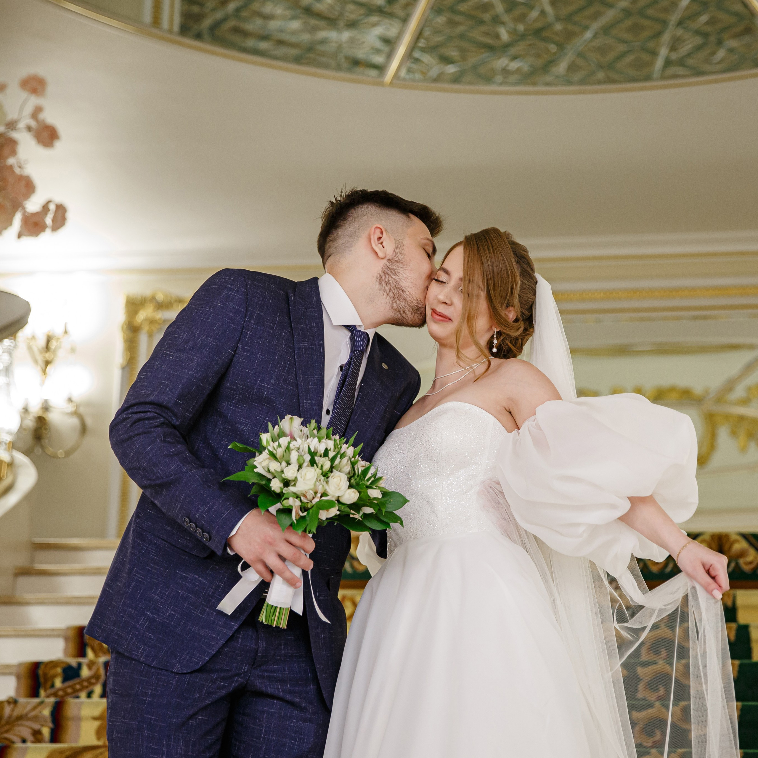 Регистрация брака в доме торжеств Сафиса. Свадебный фотограф Москва и МО Сергей Киржаев