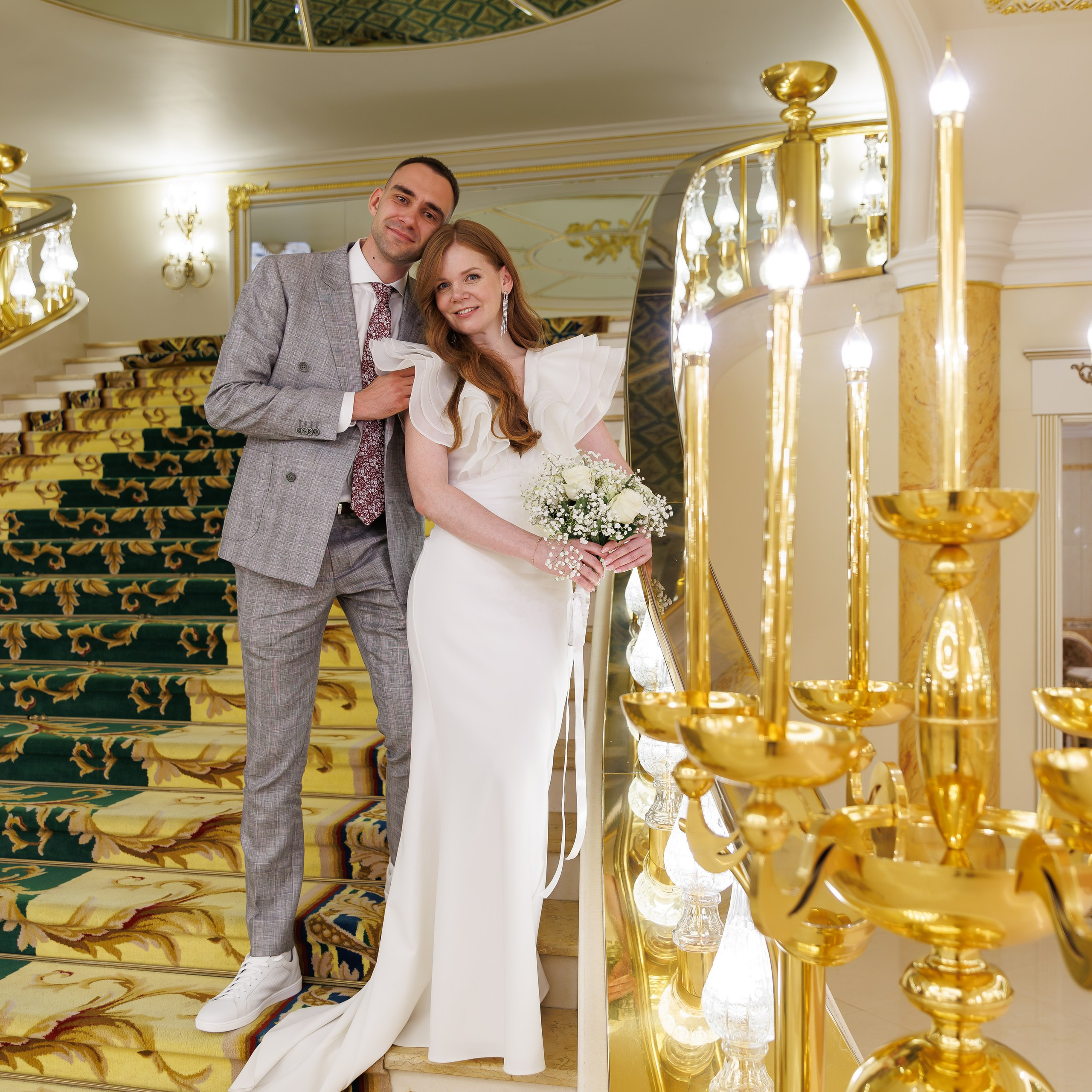 Регистрация брака в доме торжеств Сафиса. Свадебный фотограф Москва и МО Сергей Киржаев