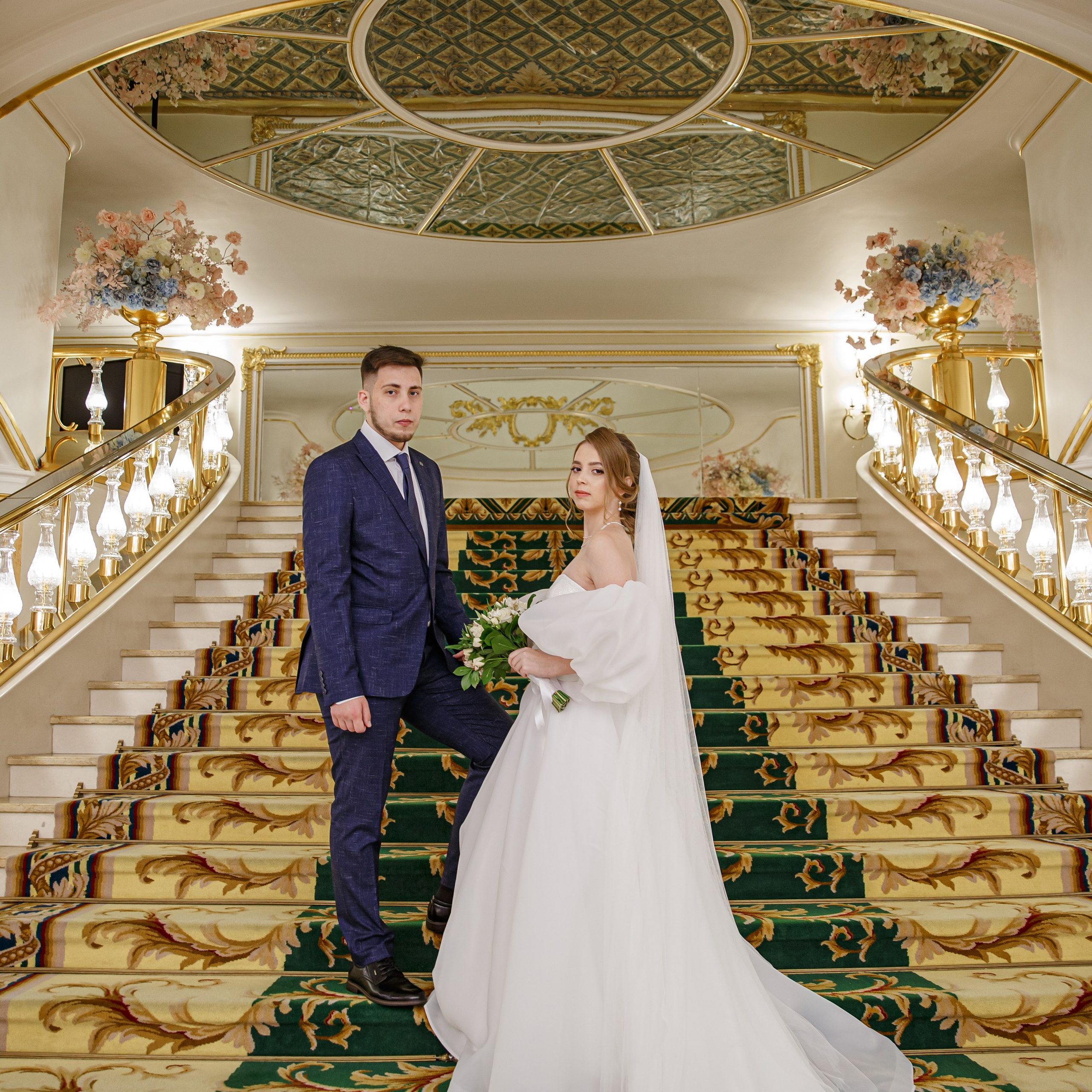 Регистрация брака в доме торжеств Сафиса. Свадебный фотограф Москва и МО Сергей Киржаев