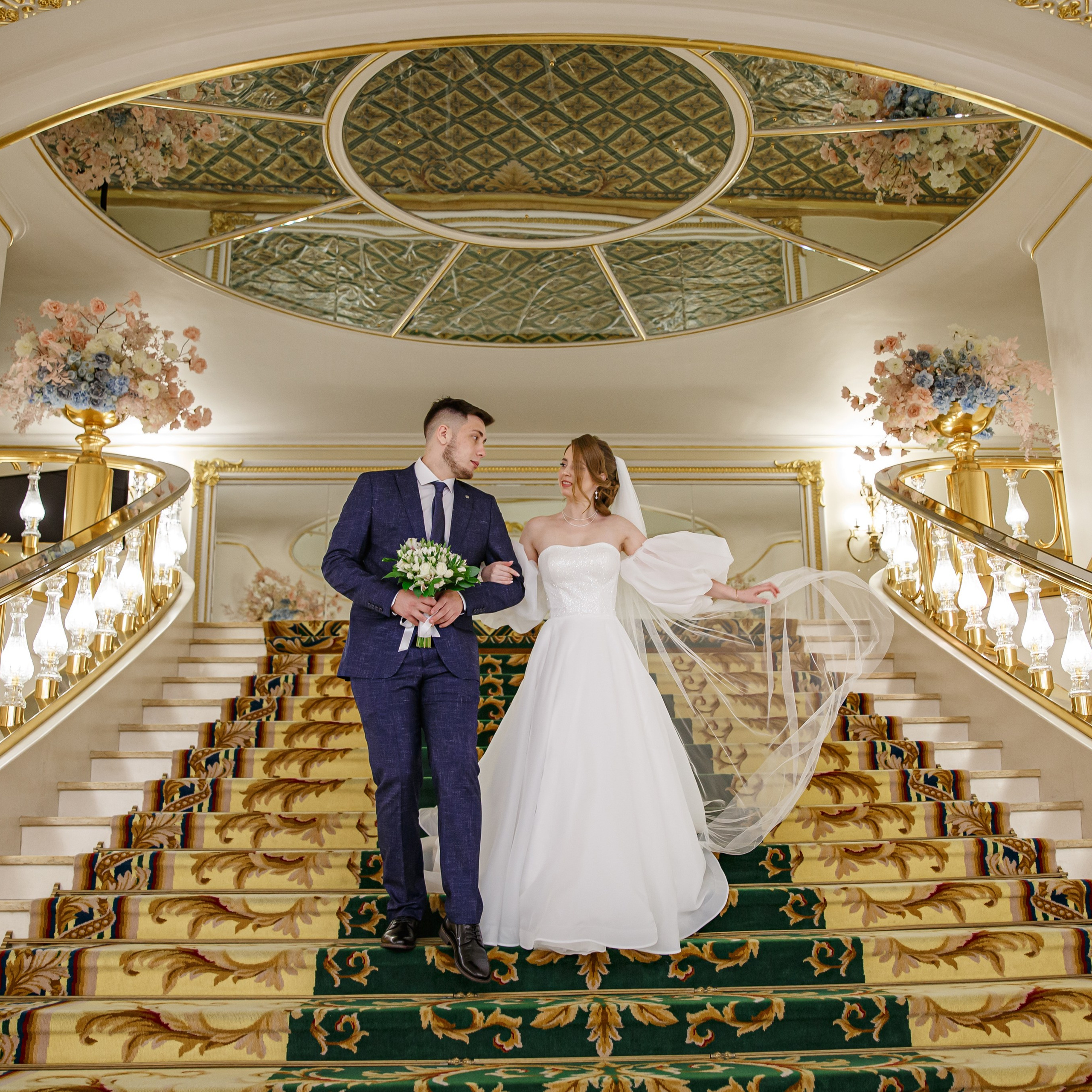 Регистрация брака в доме торжеств Сафиса. Свадебный фотограф Москва и МО Сергей Киржаев