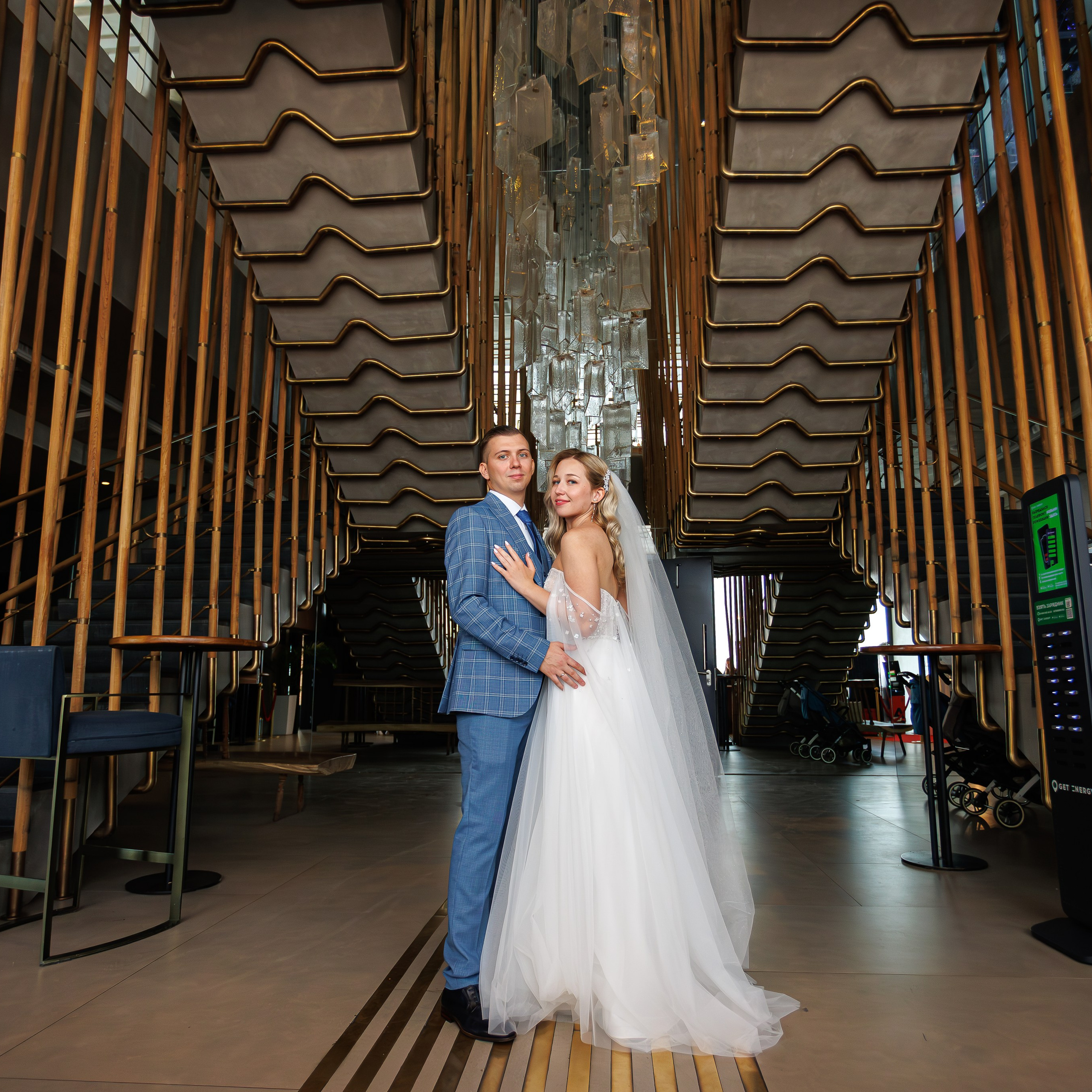 Регистрация брака в ресторане BIRDS Москва-Сити. Свадебный фотограф Москва и МО Сергей Киржаев