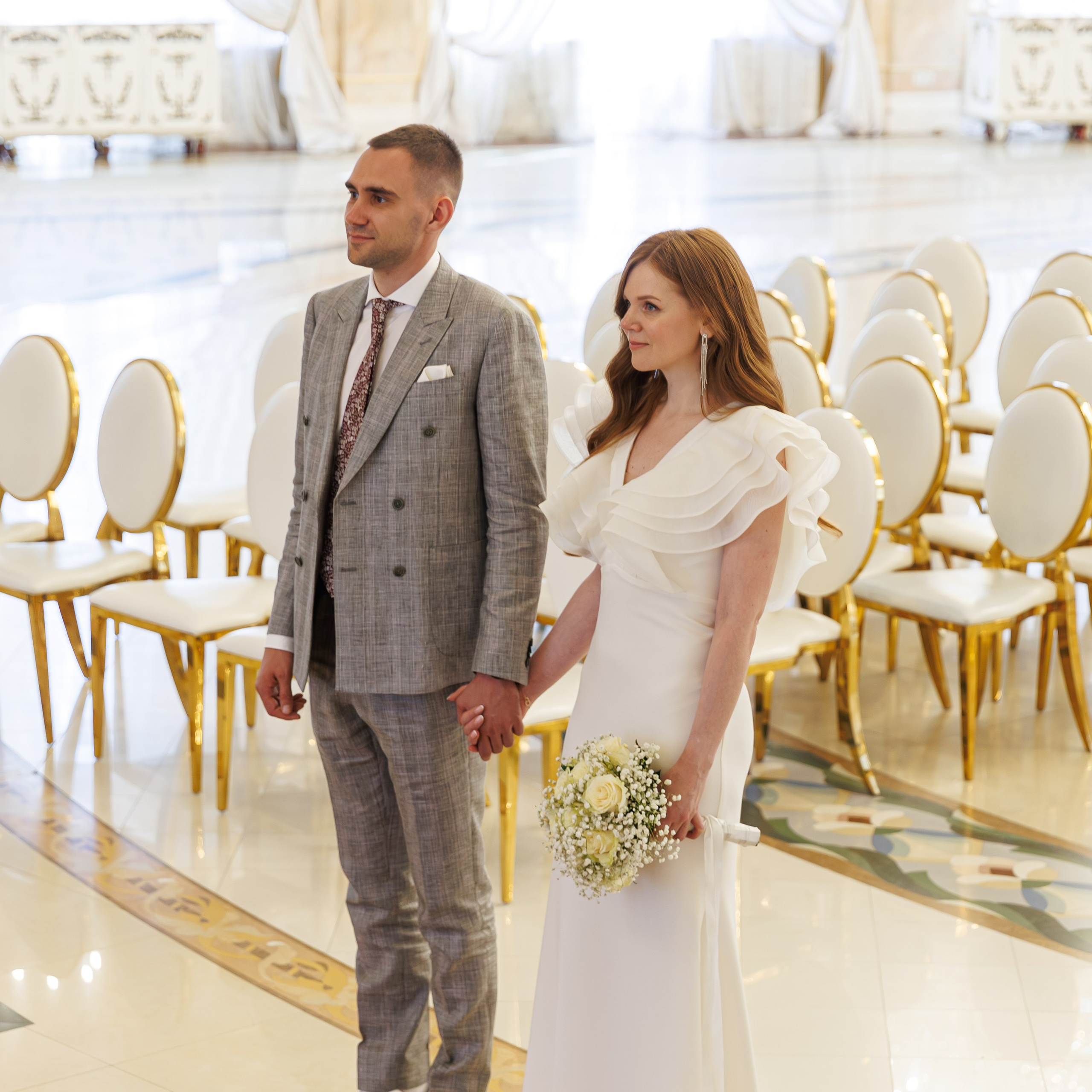 Регистрация брака в доме торжеств Сафиса. Свадебный фотограф Москва и МО Сергей Киржаев