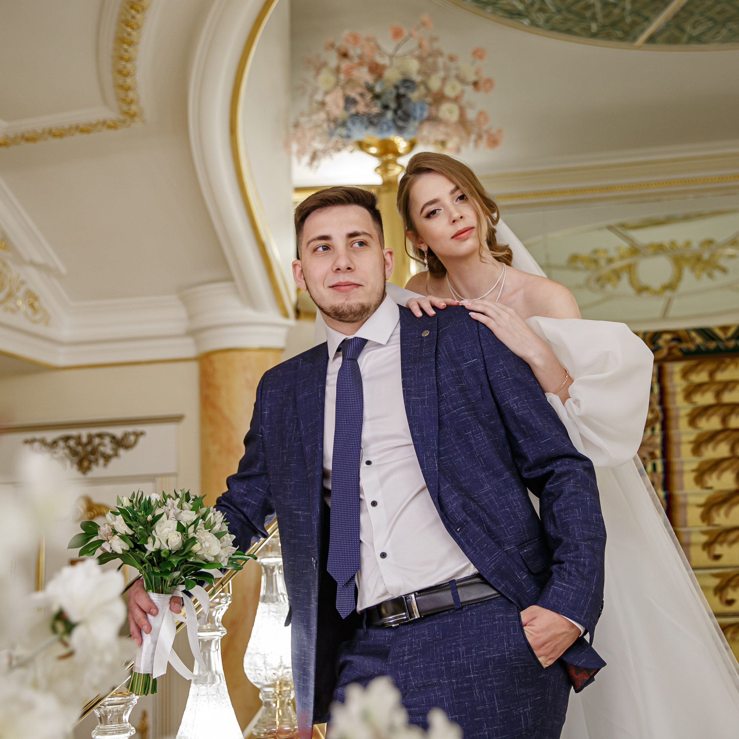 Регистрация брака в доме торжеств Сафиса. Свадебный фотограф Москва и МО Сергей Киржаев