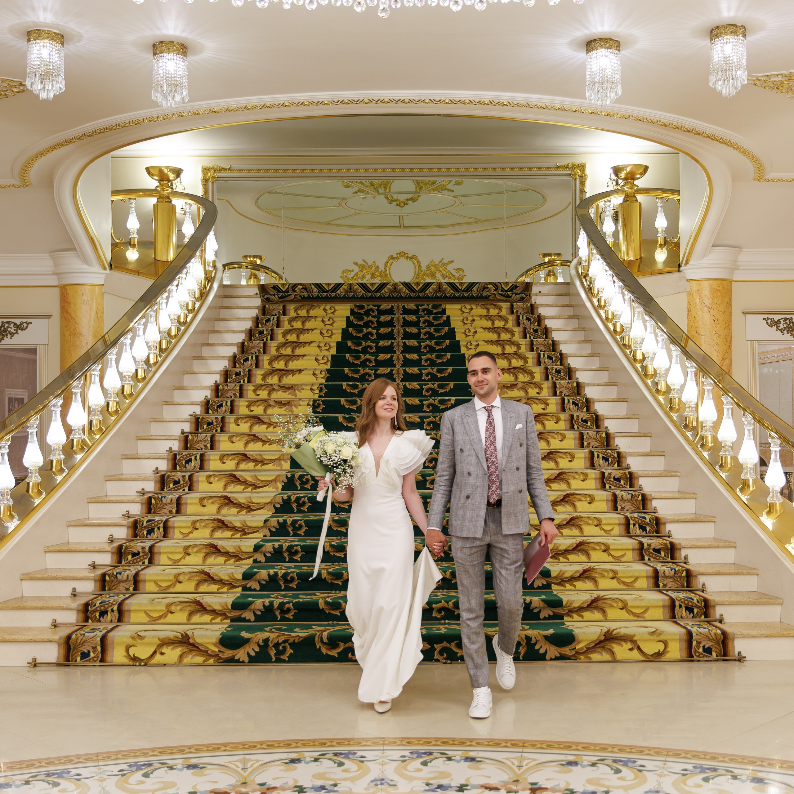 Регистрация брака в доме торжеств Сафиса. Свадебный фотограф Москва и МО Сергей Киржаев