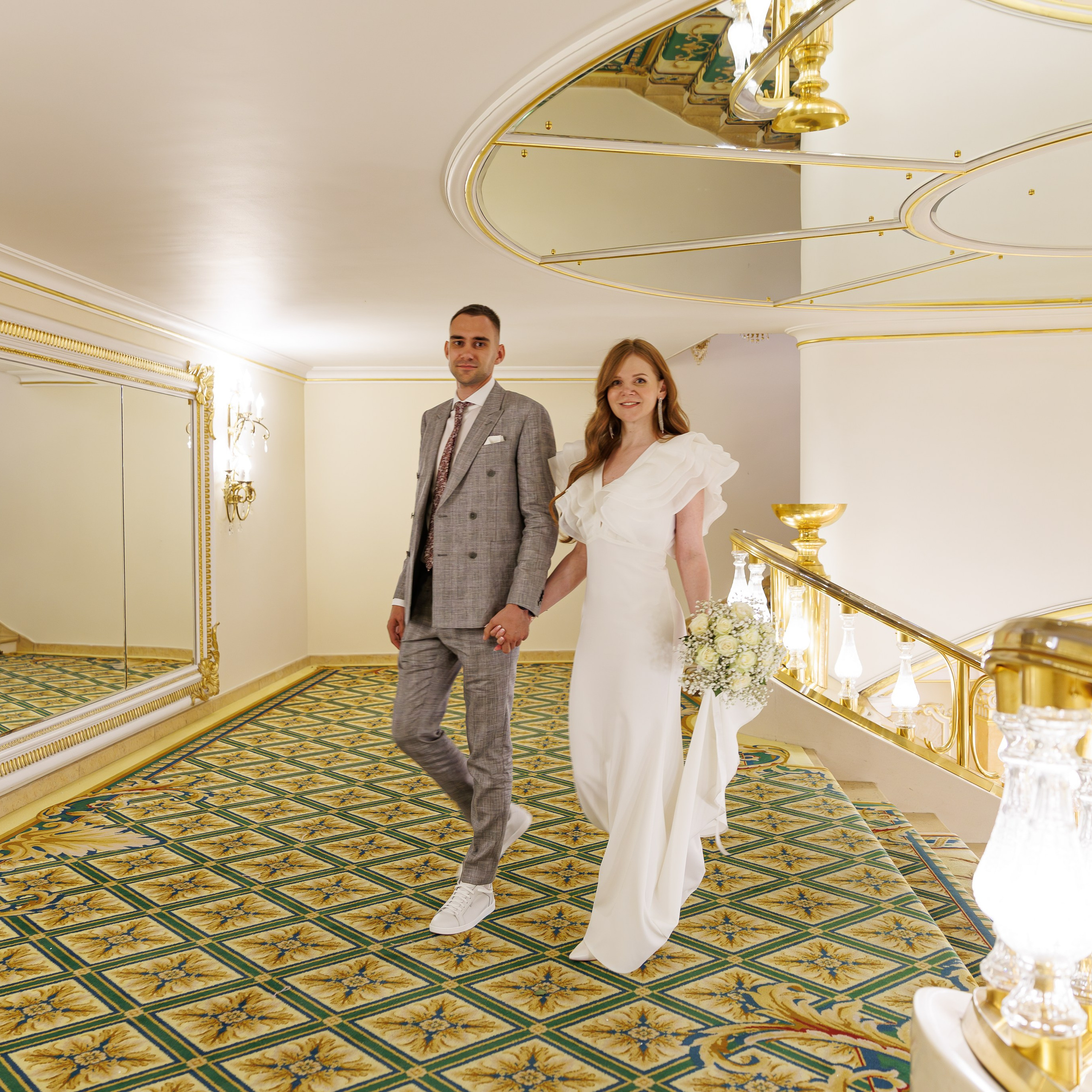 Регистрация брака в доме торжеств Сафиса. Свадебный фотограф Москва и МО Сергей Киржаев