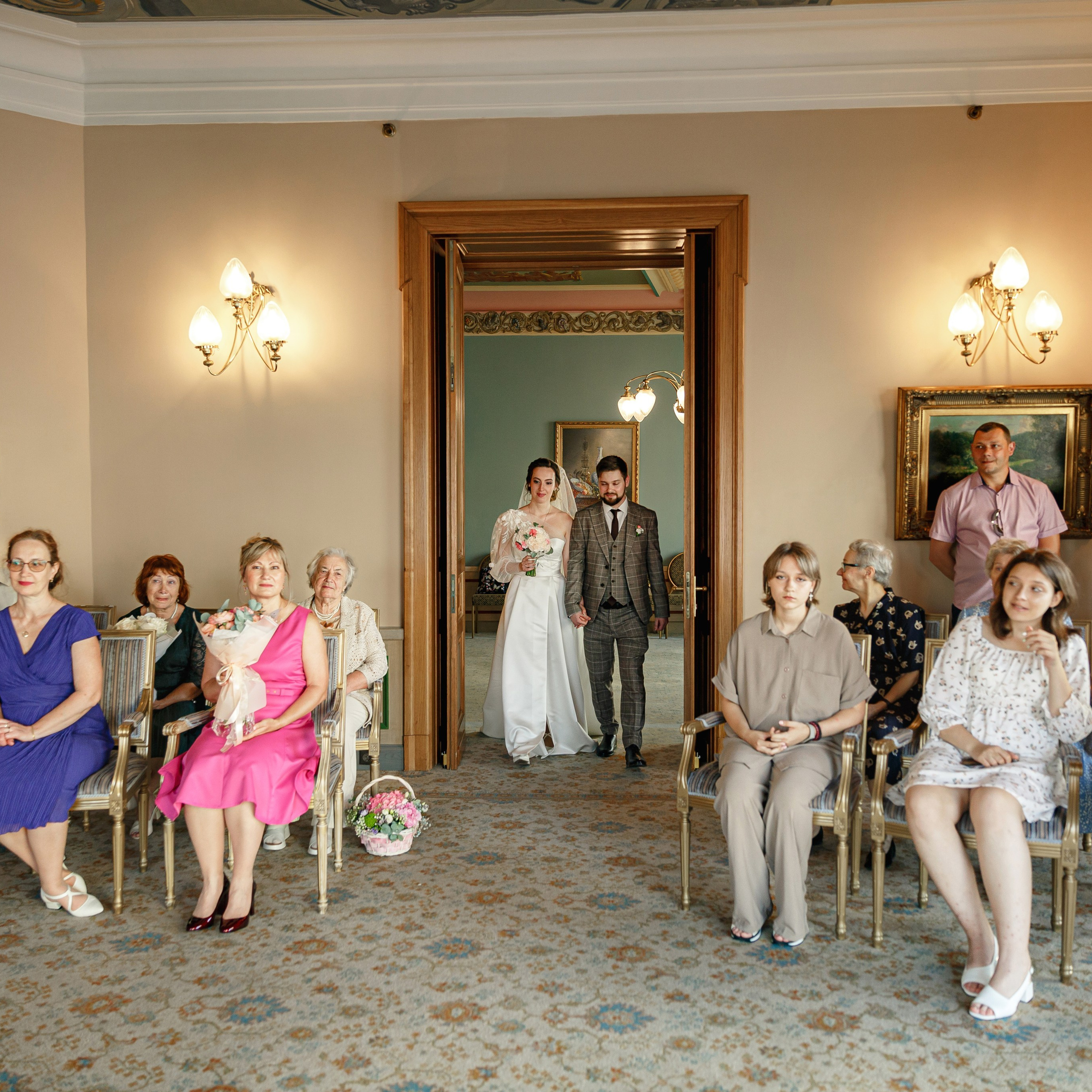 Регистрация брака в гостинице «Националь» г. Москва. Свадебный фотограф Москва и МО Сергей Киржаев