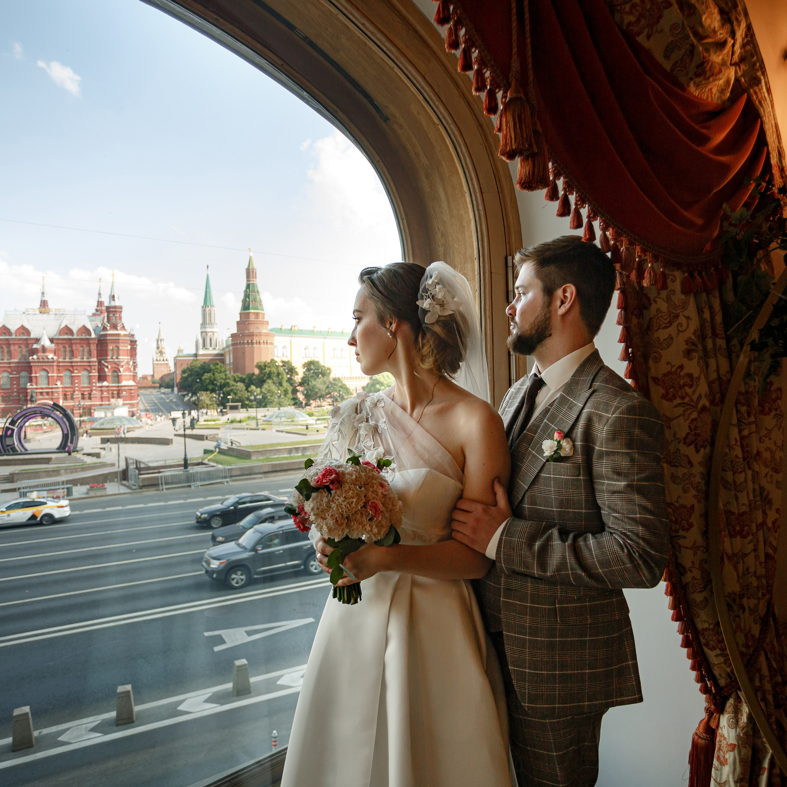 Регистрация брака в гостинице «Националь» г. Москва. Свадебный фотограф Москва и МО Сергей Киржаев