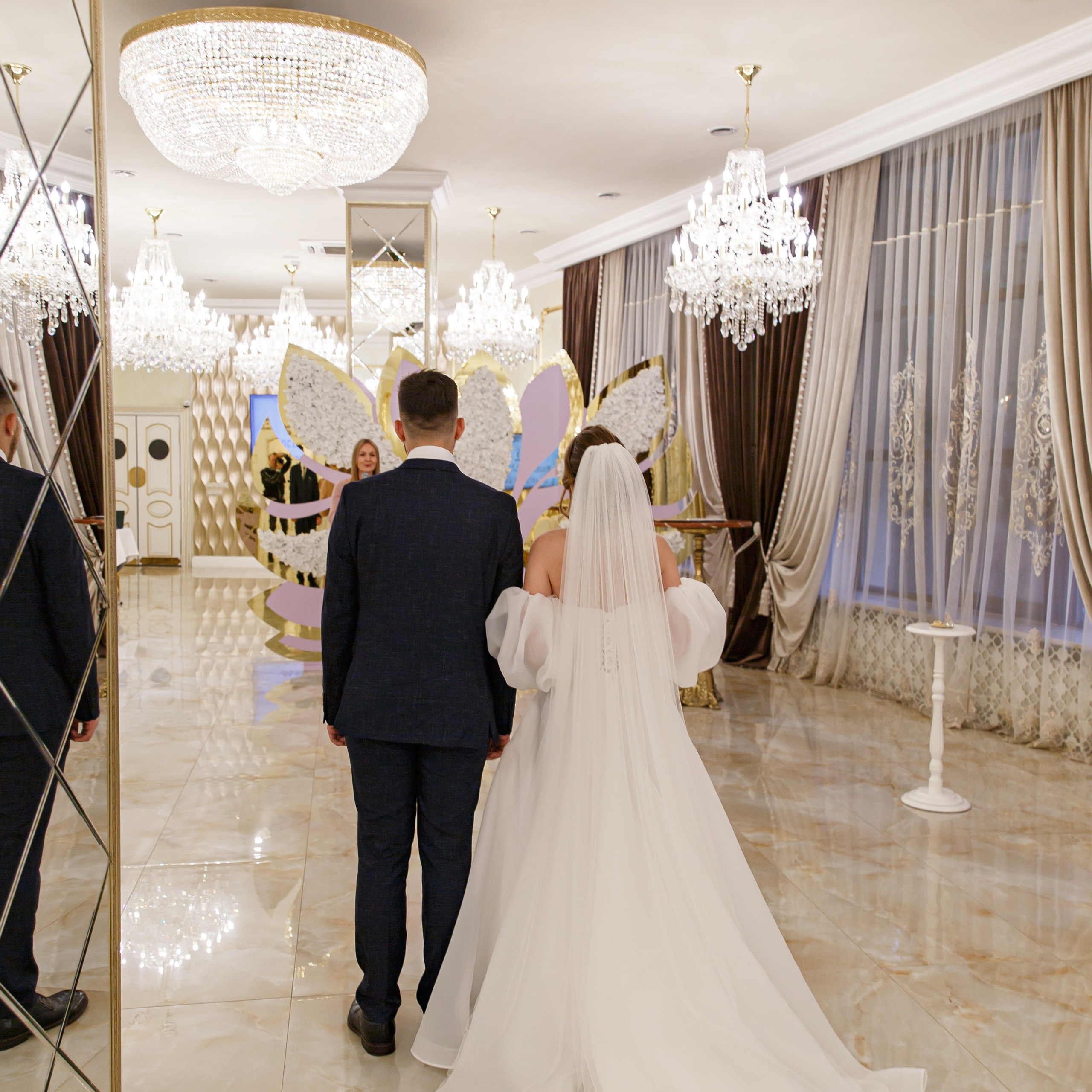 Регистрация брака в доме торжеств Сафиса. Свадебный фотограф Москва и МО Сергей Киржаев