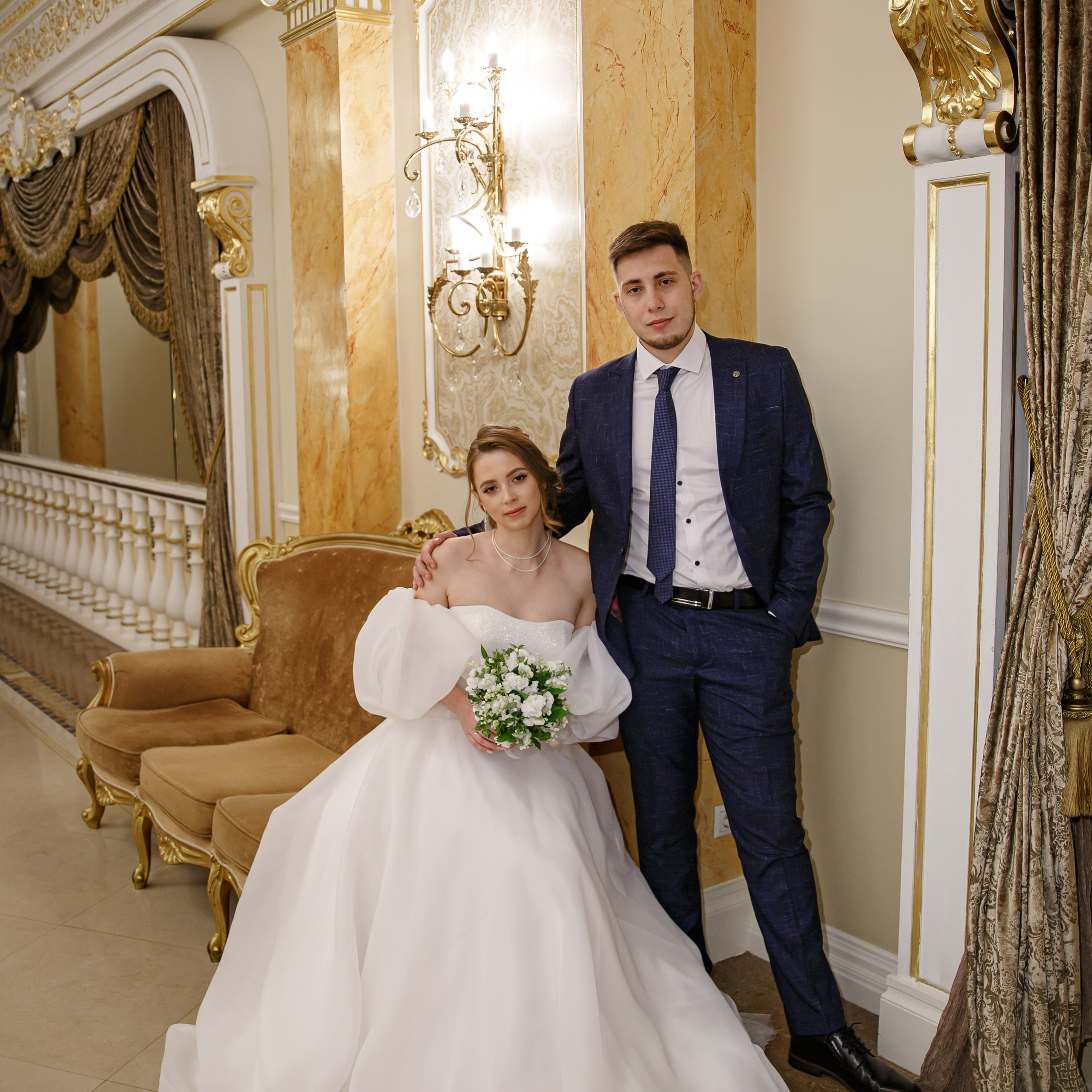 Регистрация брака в доме торжеств Сафиса. Свадебный фотограф Москва и МО Сергей Киржаев