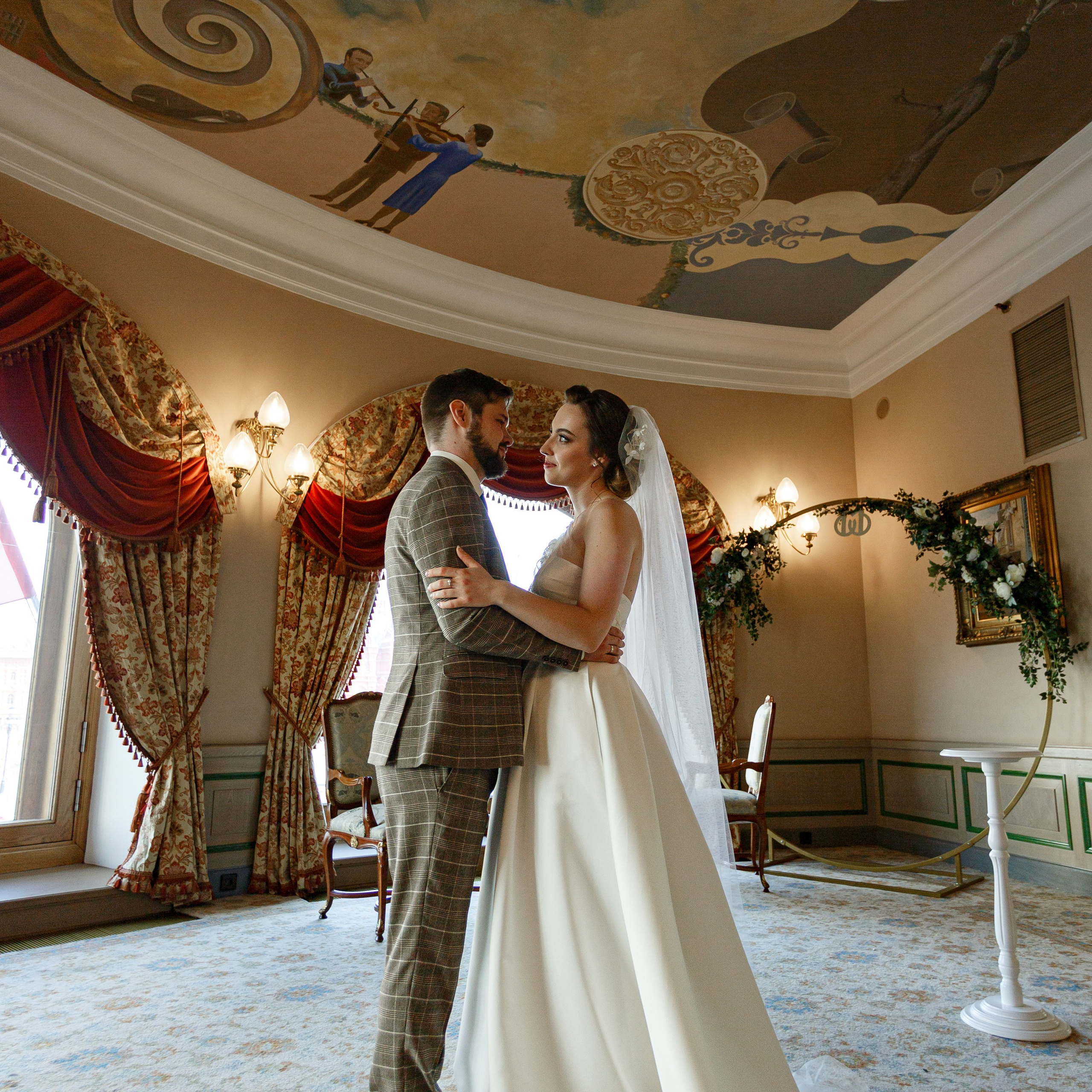 Регистрация брака в гостинице «Националь» г. Москва. Свадебный фотограф Москва и МО Сергей Киржаев