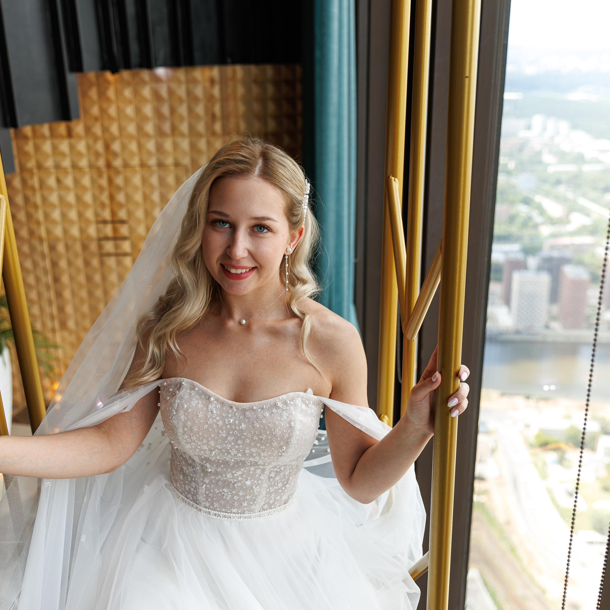 Регистрация брака в ресторане BIRDS Москва-Сити. Свадебный фотограф Москва и МО Сергей Киржаев