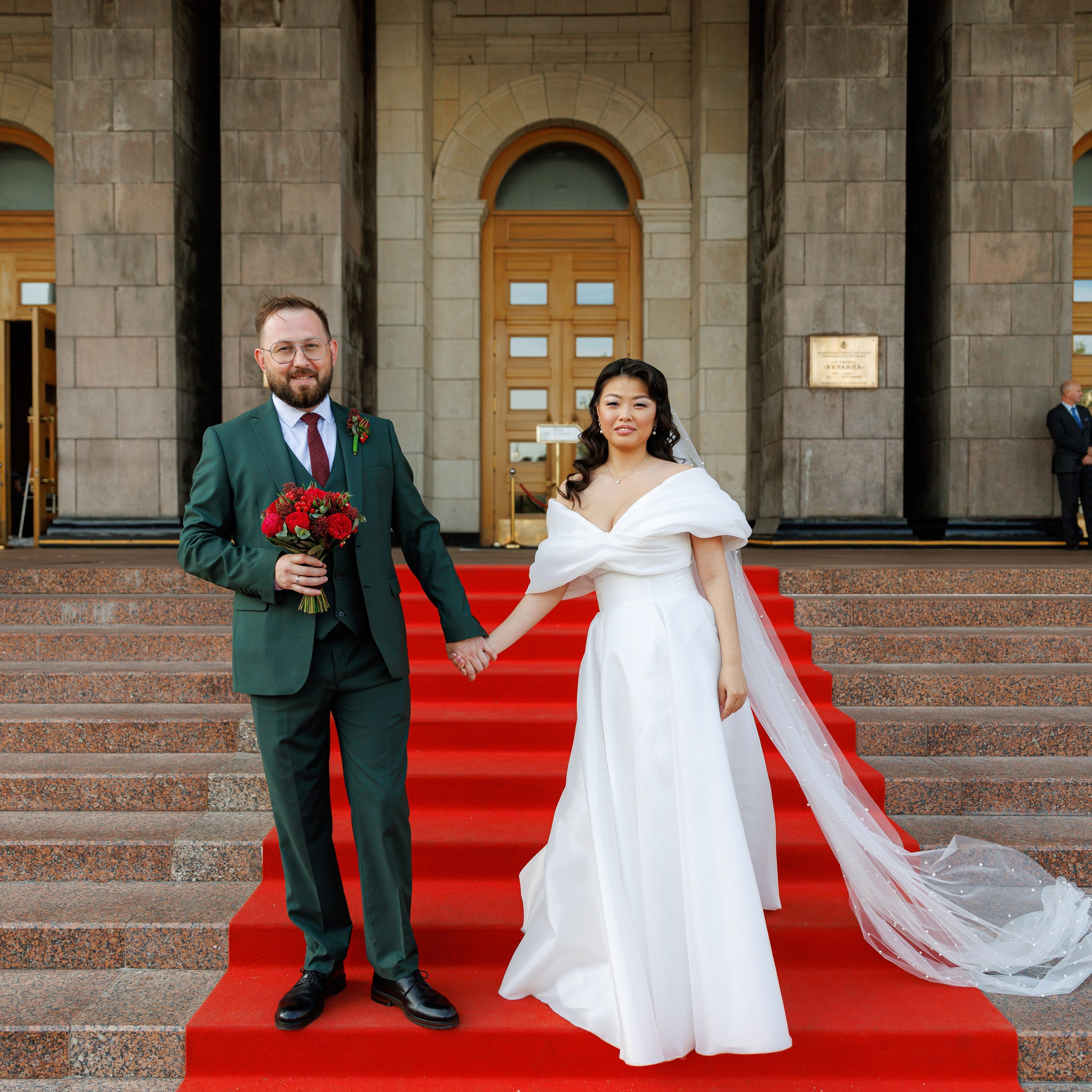 Регистрация брака в ресторане Романтик гостиница Украина. Свадебный фотограф Москва и МО Сергей Киржаев