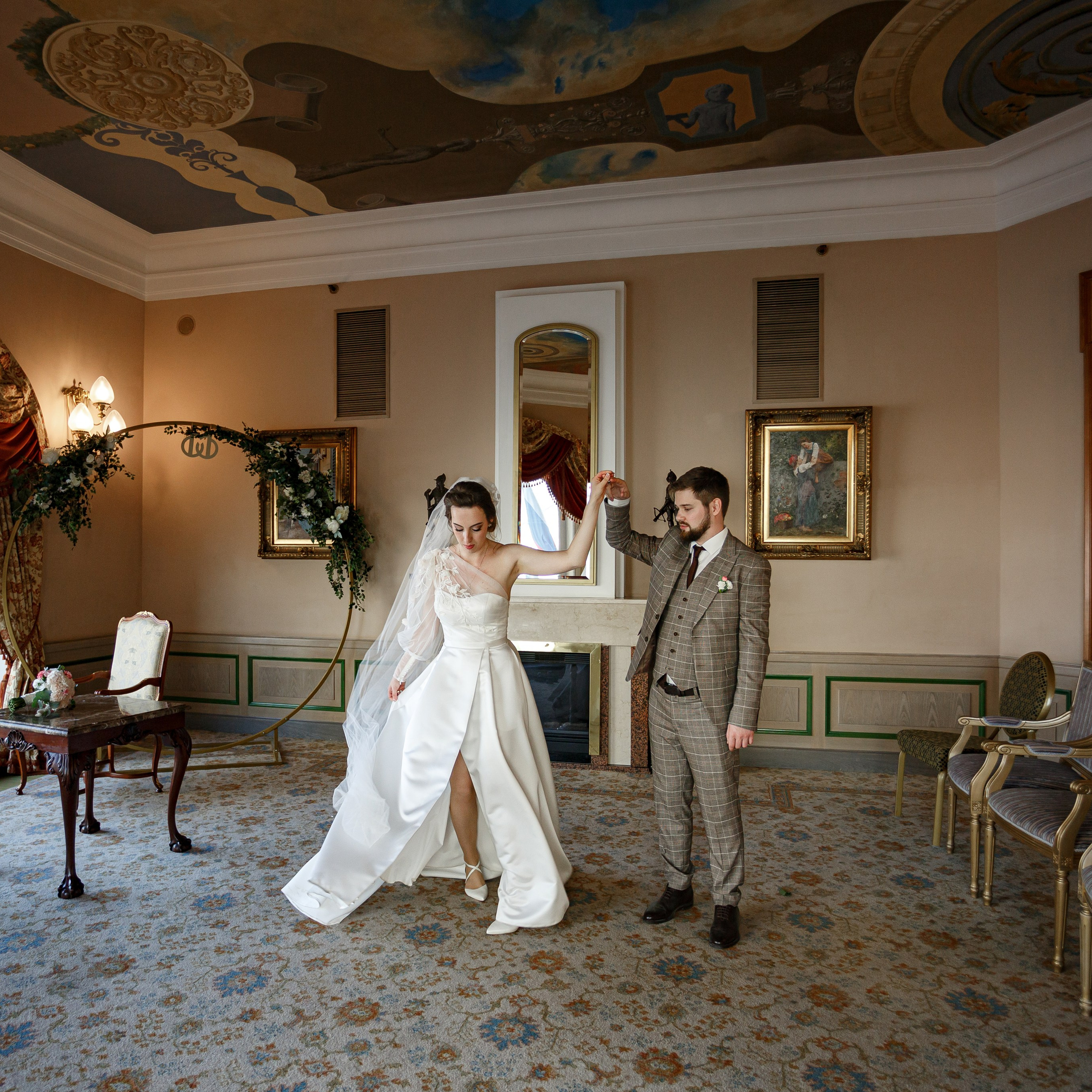 Регистрация брака в гостинице «Националь» г. Москва. Свадебный фотограф Москва и МО Сергей Киржаев