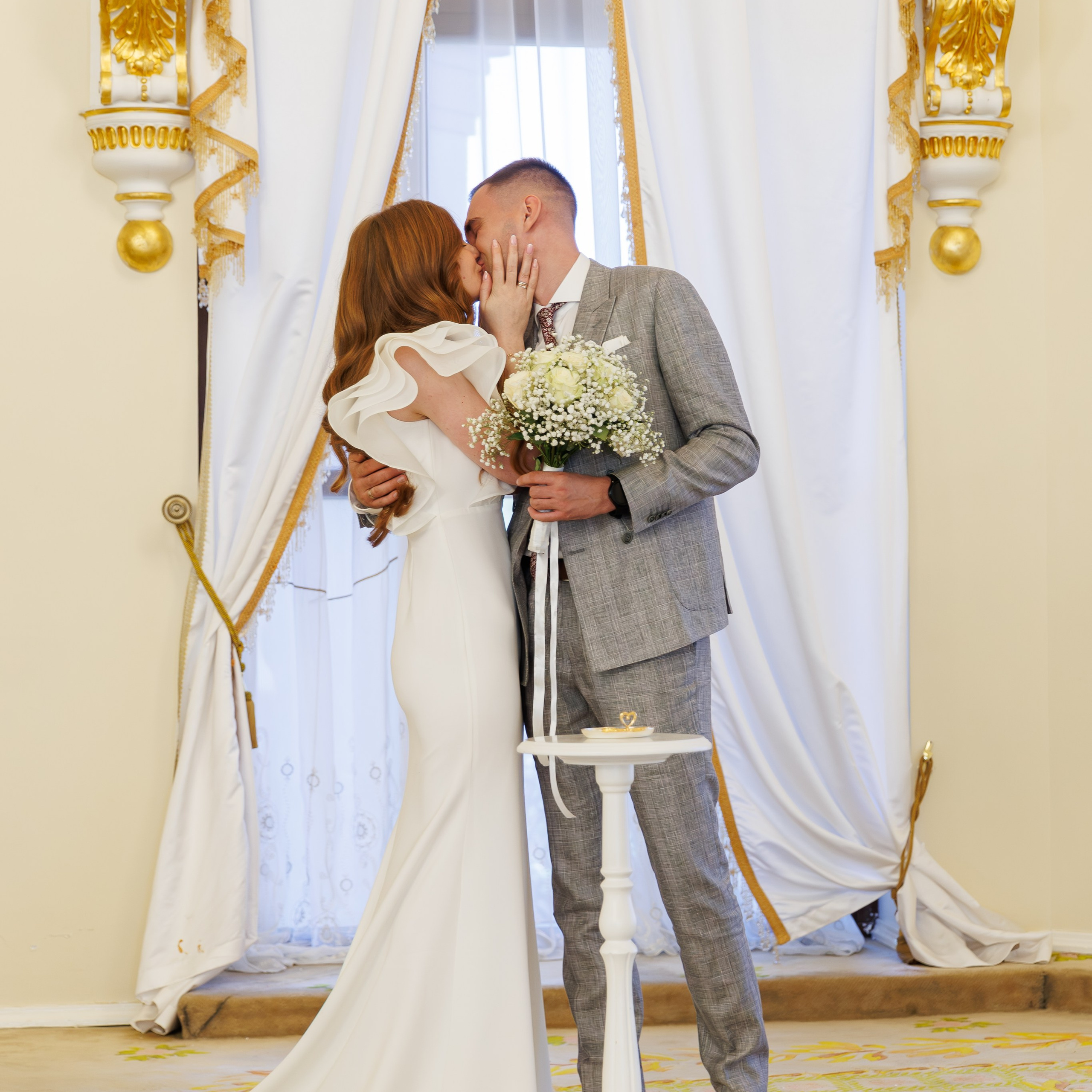 Регистрация брака в доме торжеств Сафиса. Свадебный фотограф Москва и МО Сергей Киржаев