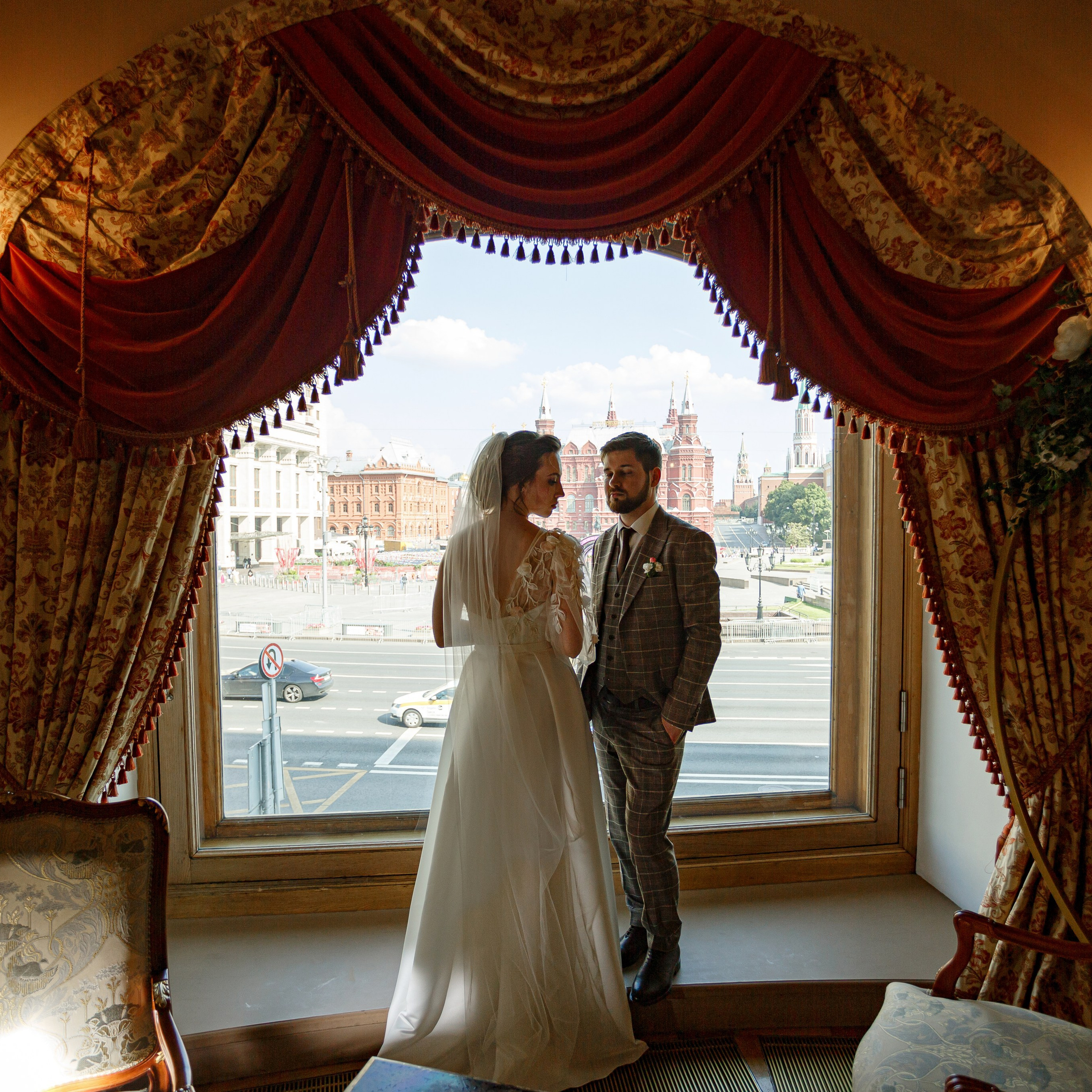 Регистрация брака в гостинице «Националь» г. Москва. Свадебный фотограф Москва и МО Сергей Киржаев