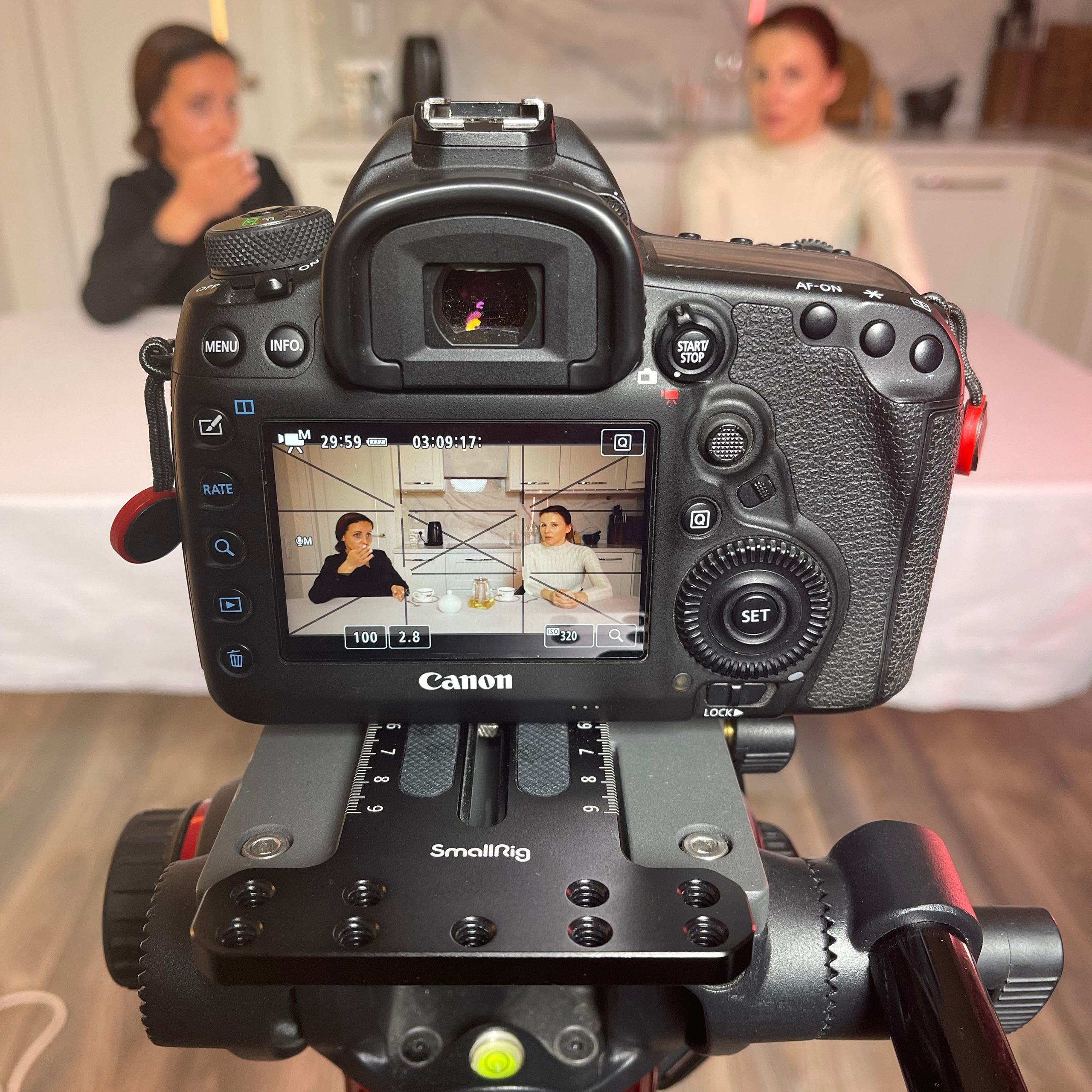 Съёмка интервью