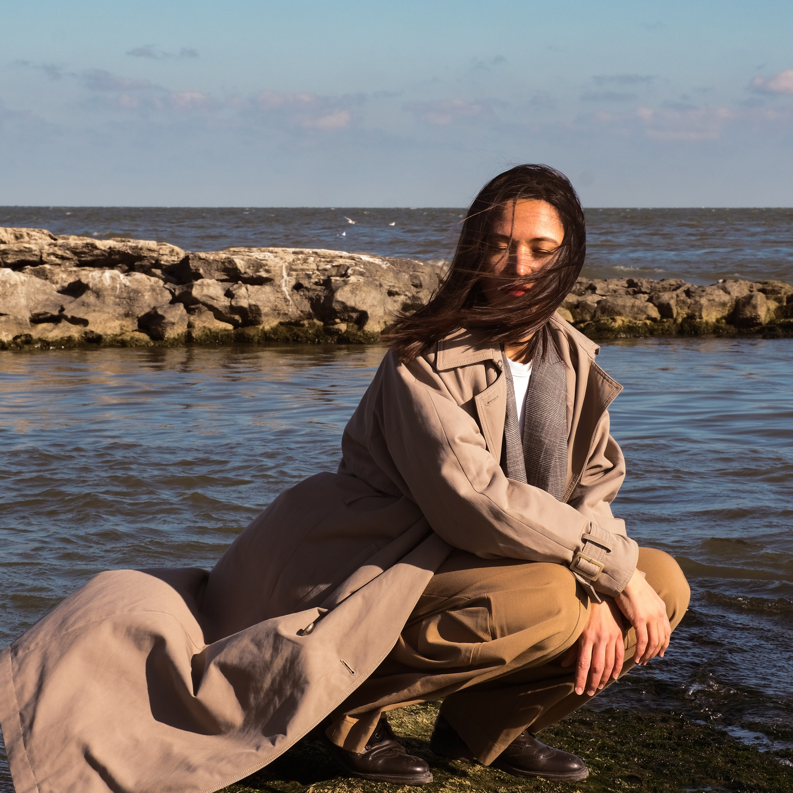 Море. Ноябрь. Смелость