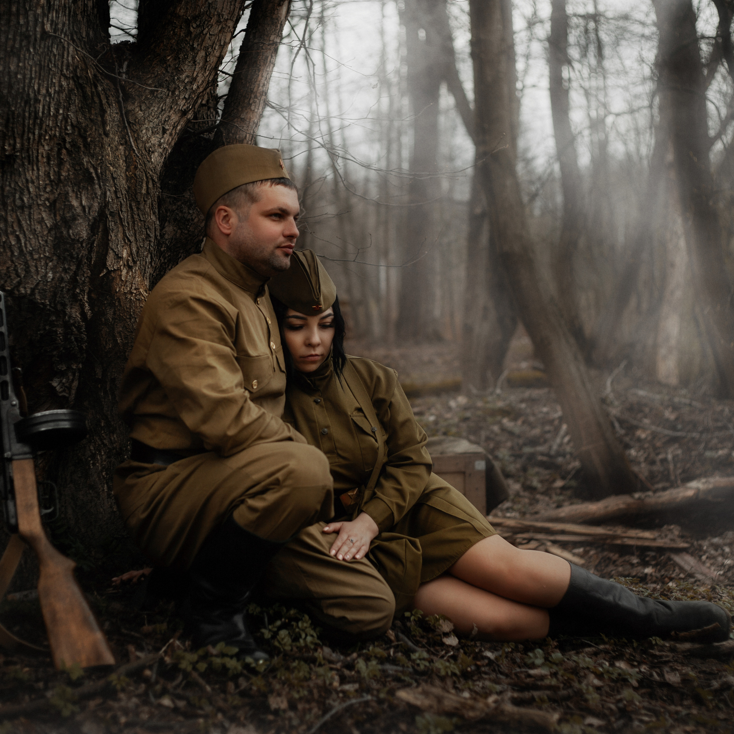 Снежана и Иван фотосессия ко Дню победы