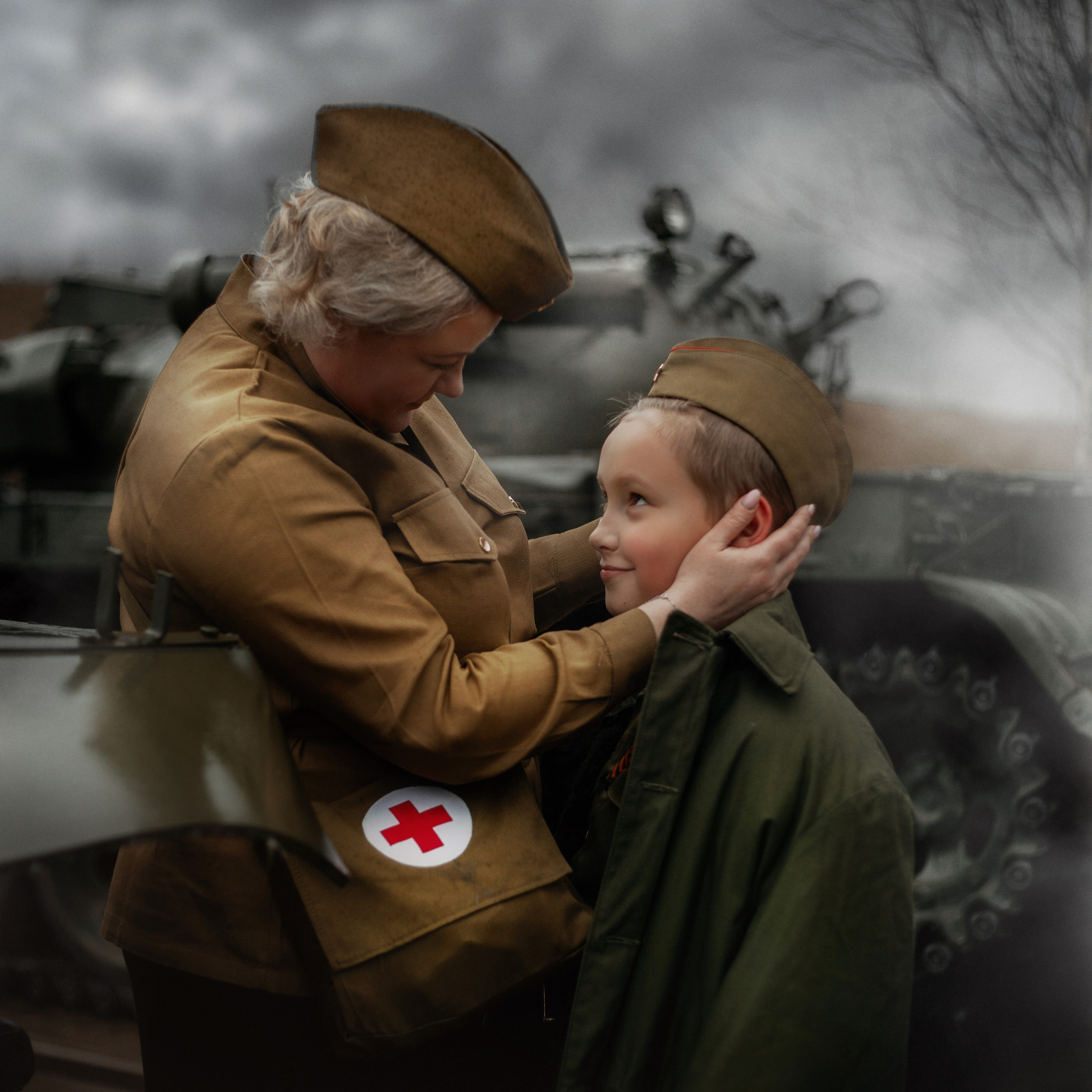 Съёмка ко дню Победы для Анастасии