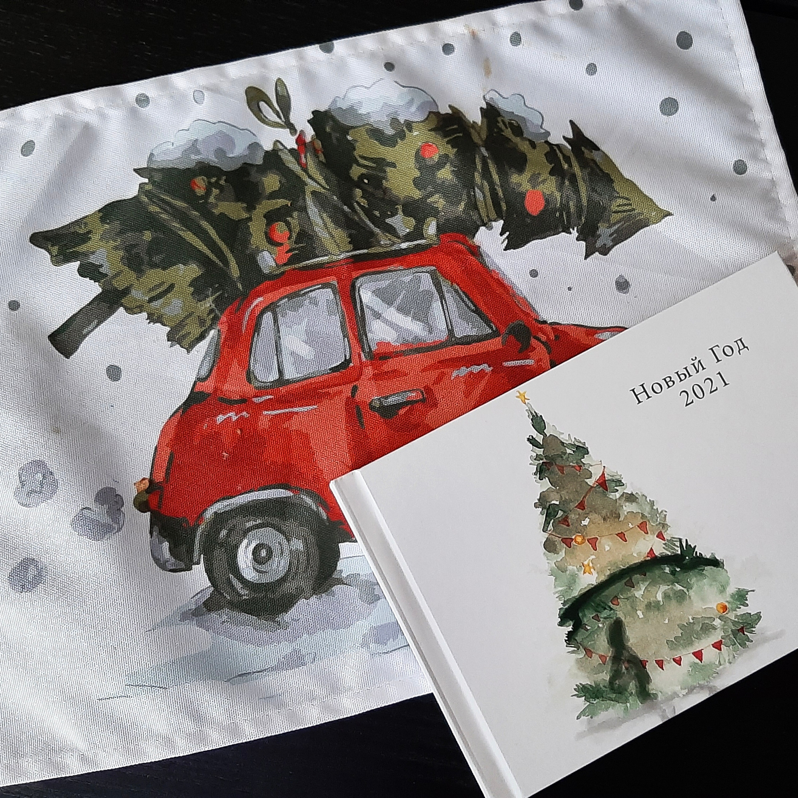 Новогодняя фотокнига. Минибук размером 23*16 см