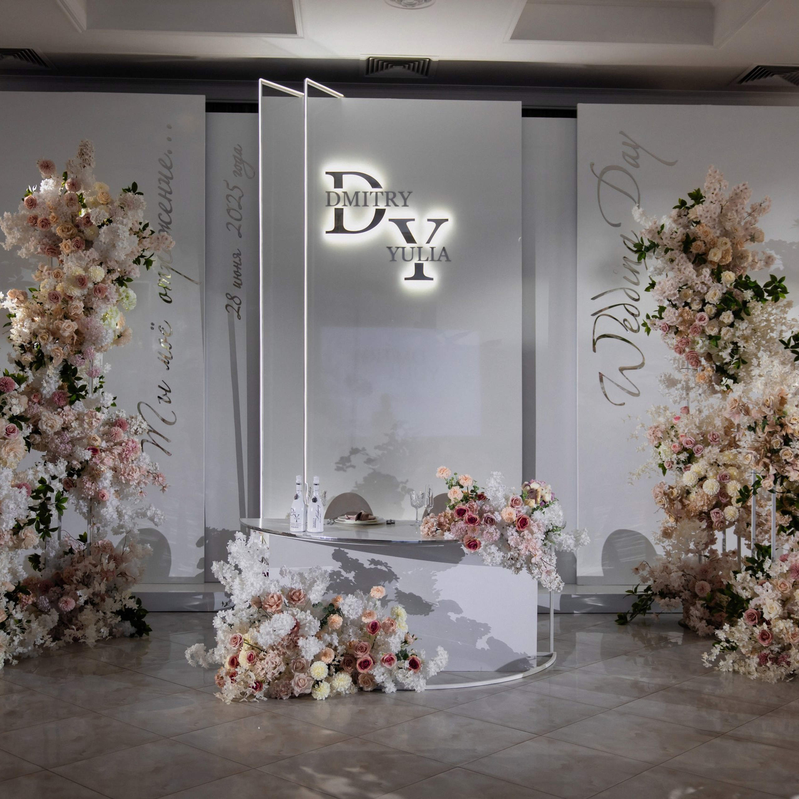 Свадебный декор и флористика — NOVIKOVA EVENT DOM | Организация свадеб Ростов-на-Дону