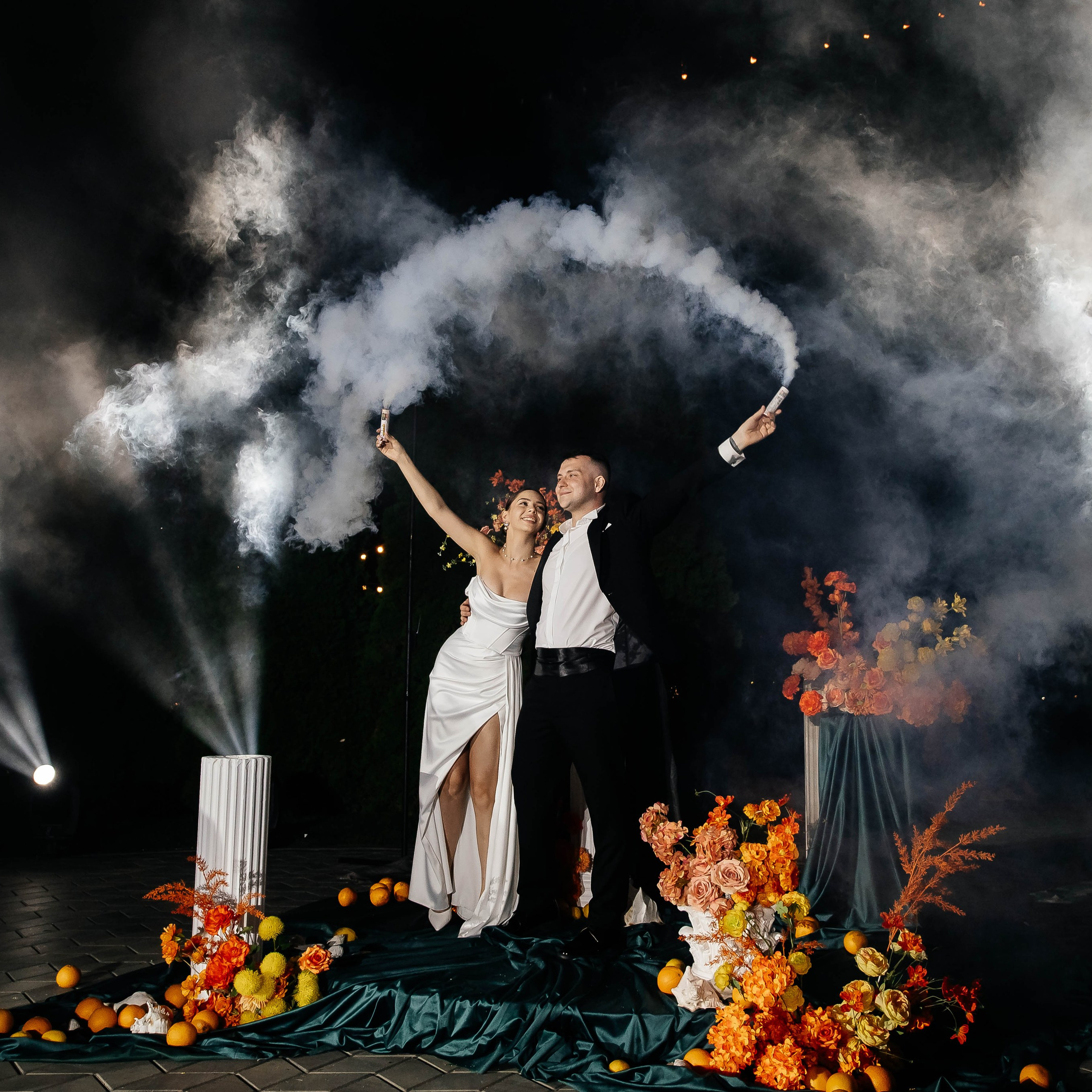 Эффектный свадебный финал в Ростове-на-Дону — организация NOVIKOVA EVENT DOM