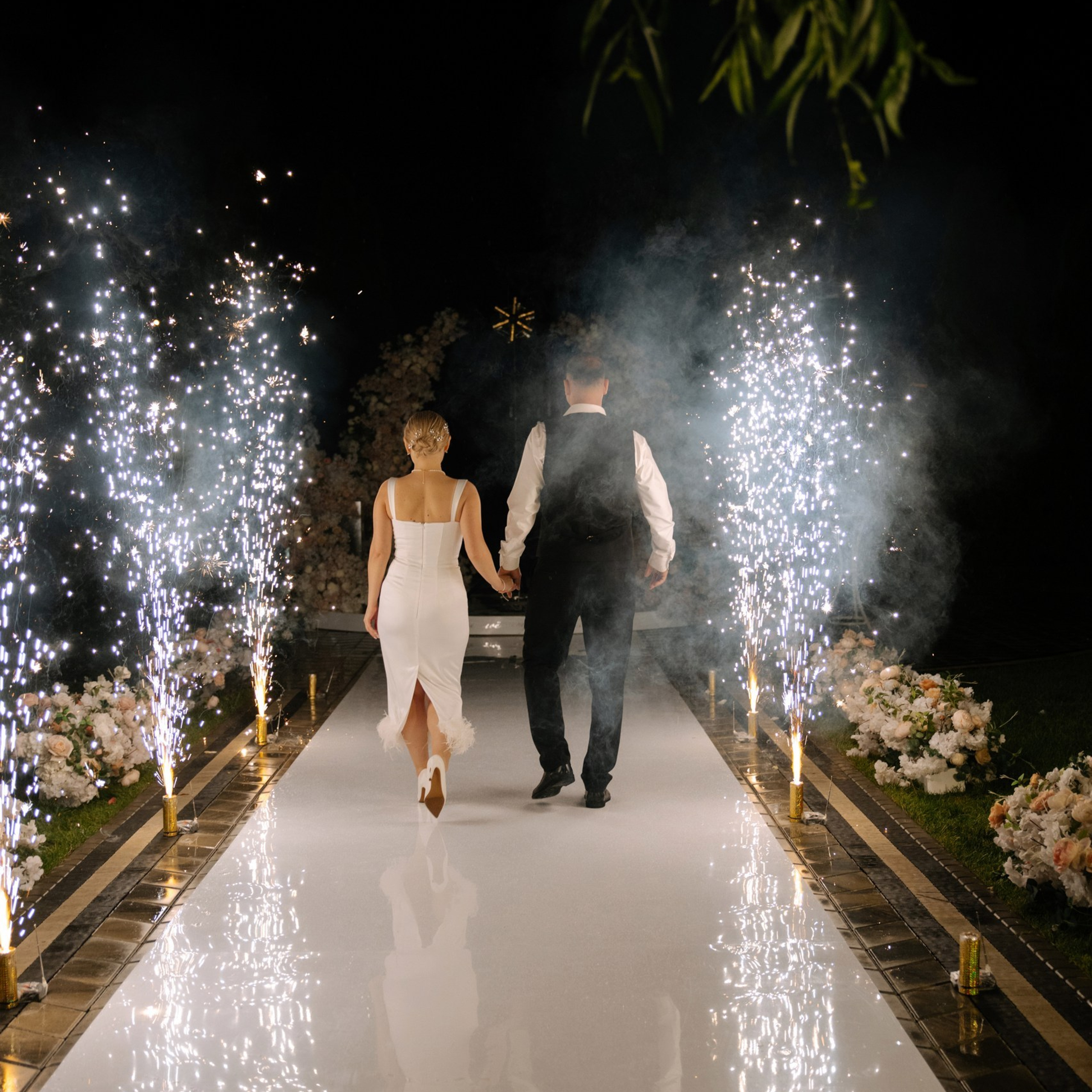 Эффектный свадебный финал в Ростове-на-Дону — организация NOVIKOVA EVENT DOM