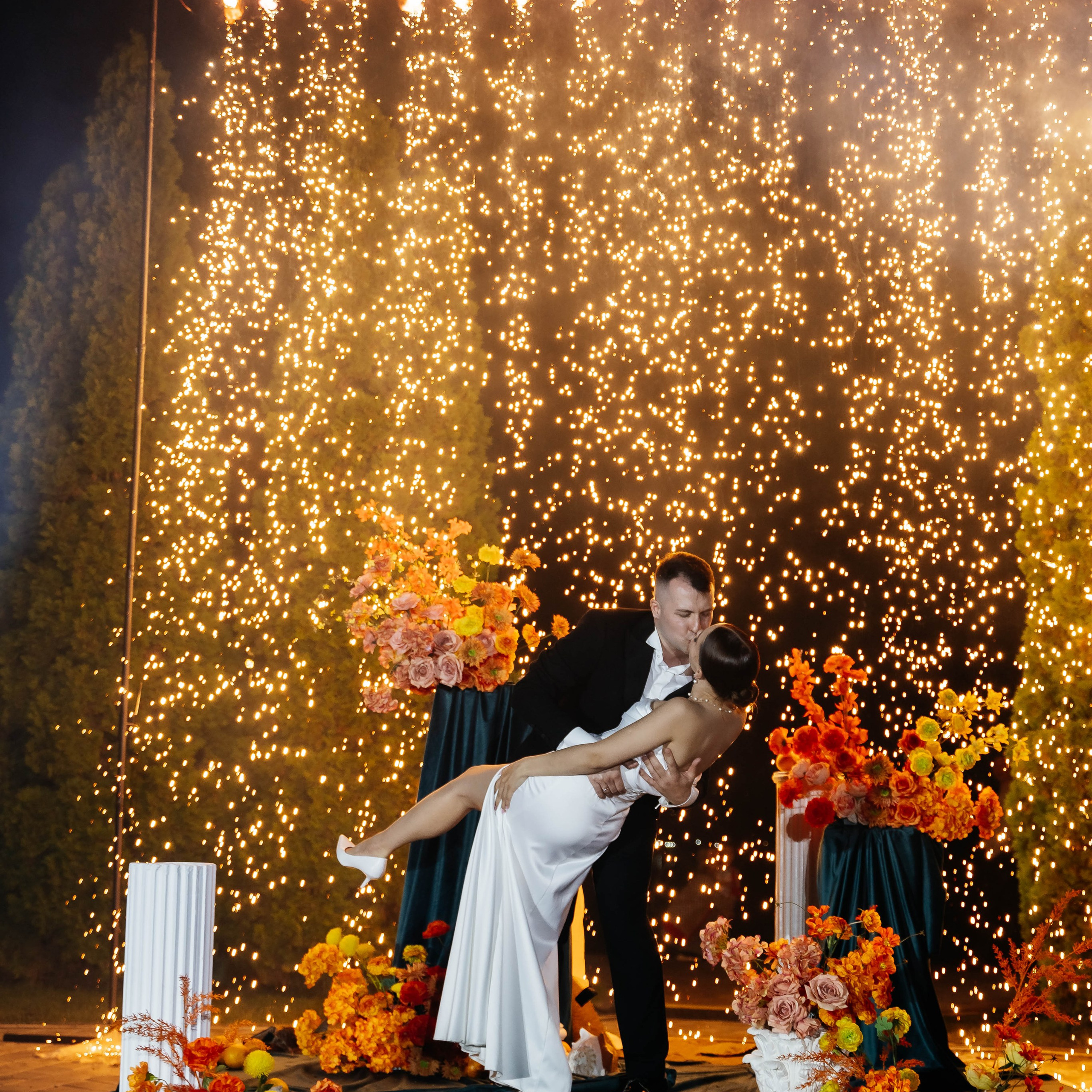 Эффектный свадебный финал в Ростове-на-Дону — организация NOVIKOVA EVENT DOM