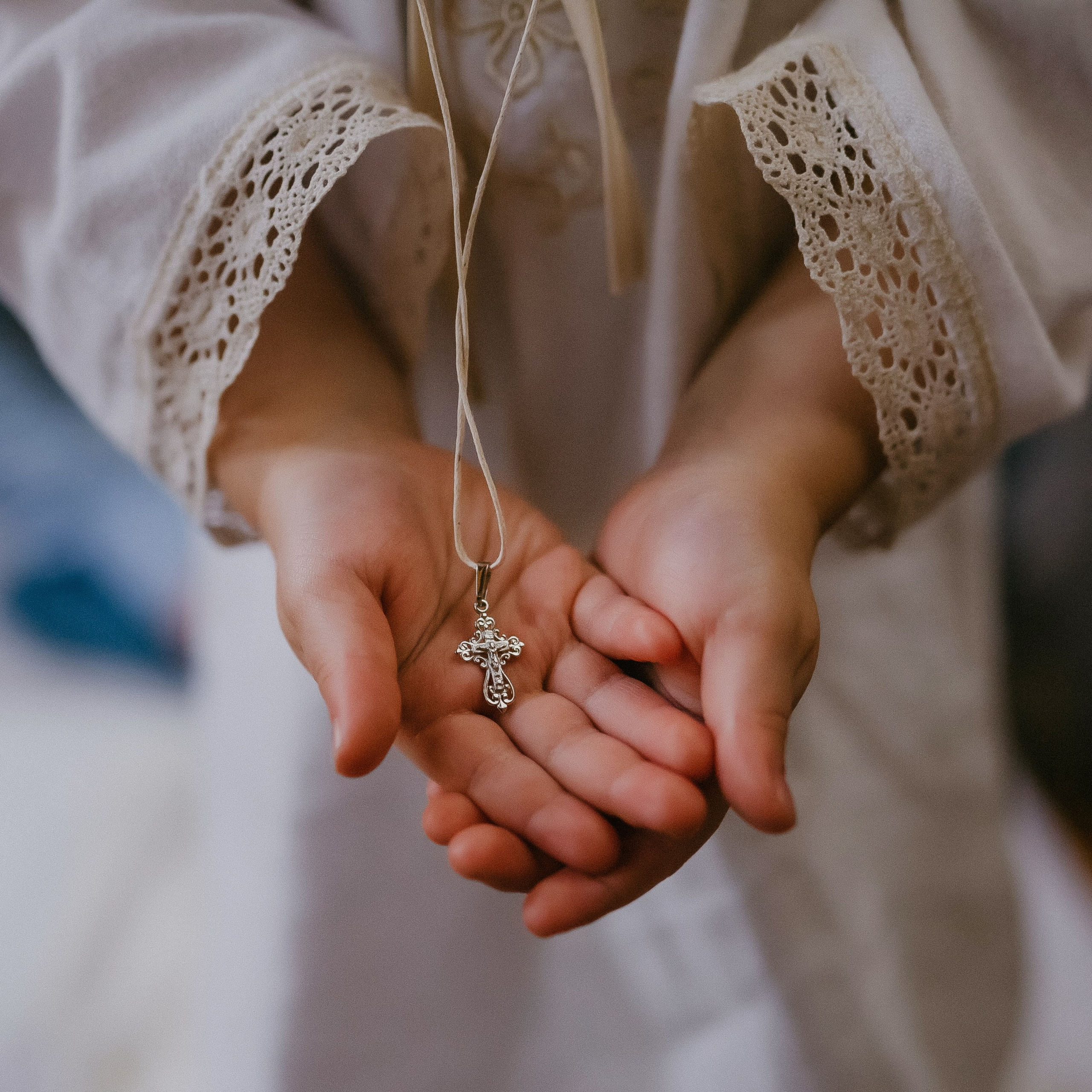 Крещение Таисии и Льва. Храм в честь Святителя Николая. п.Белый Яр