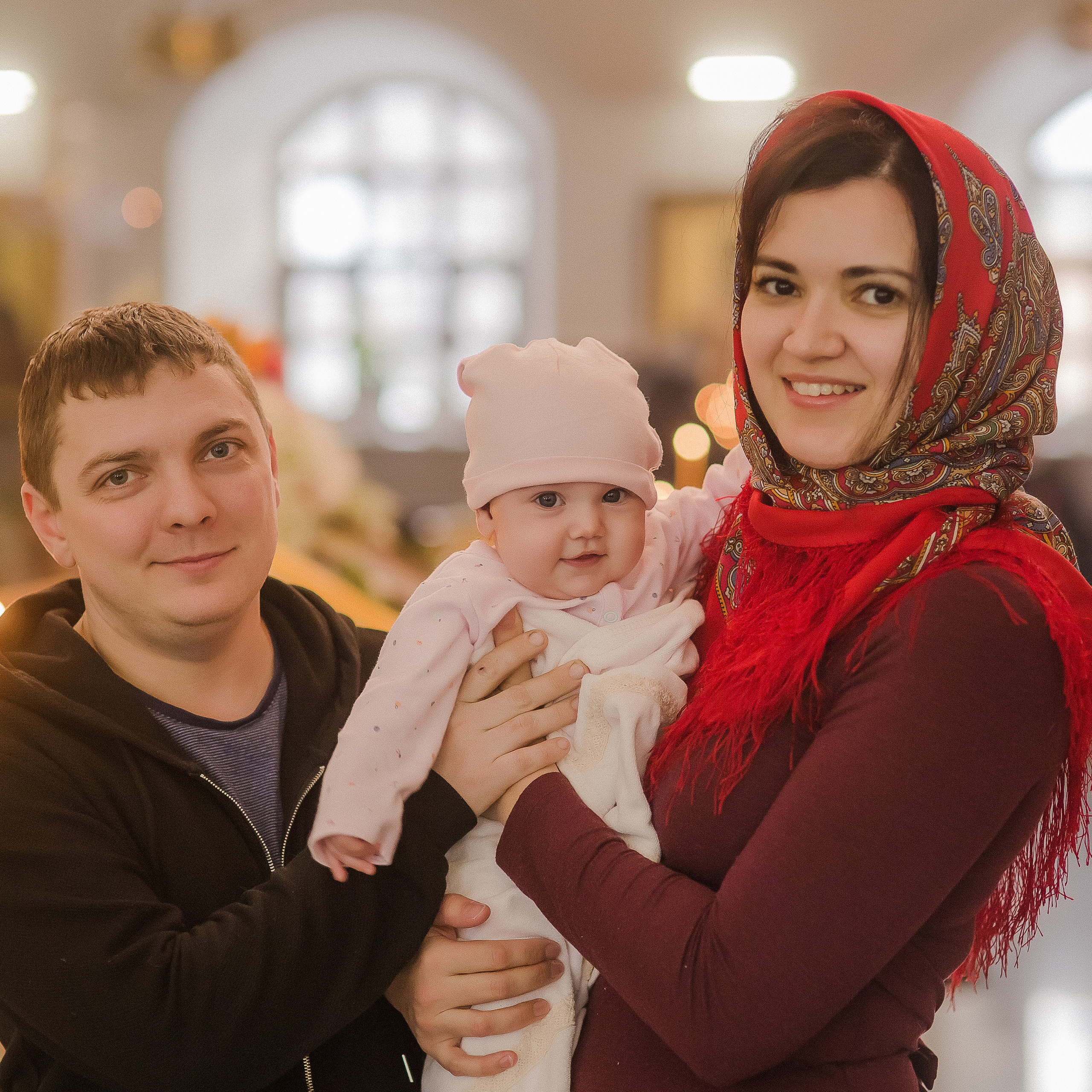 Крещение Вероники. Храм Веры, Надежды, Любови