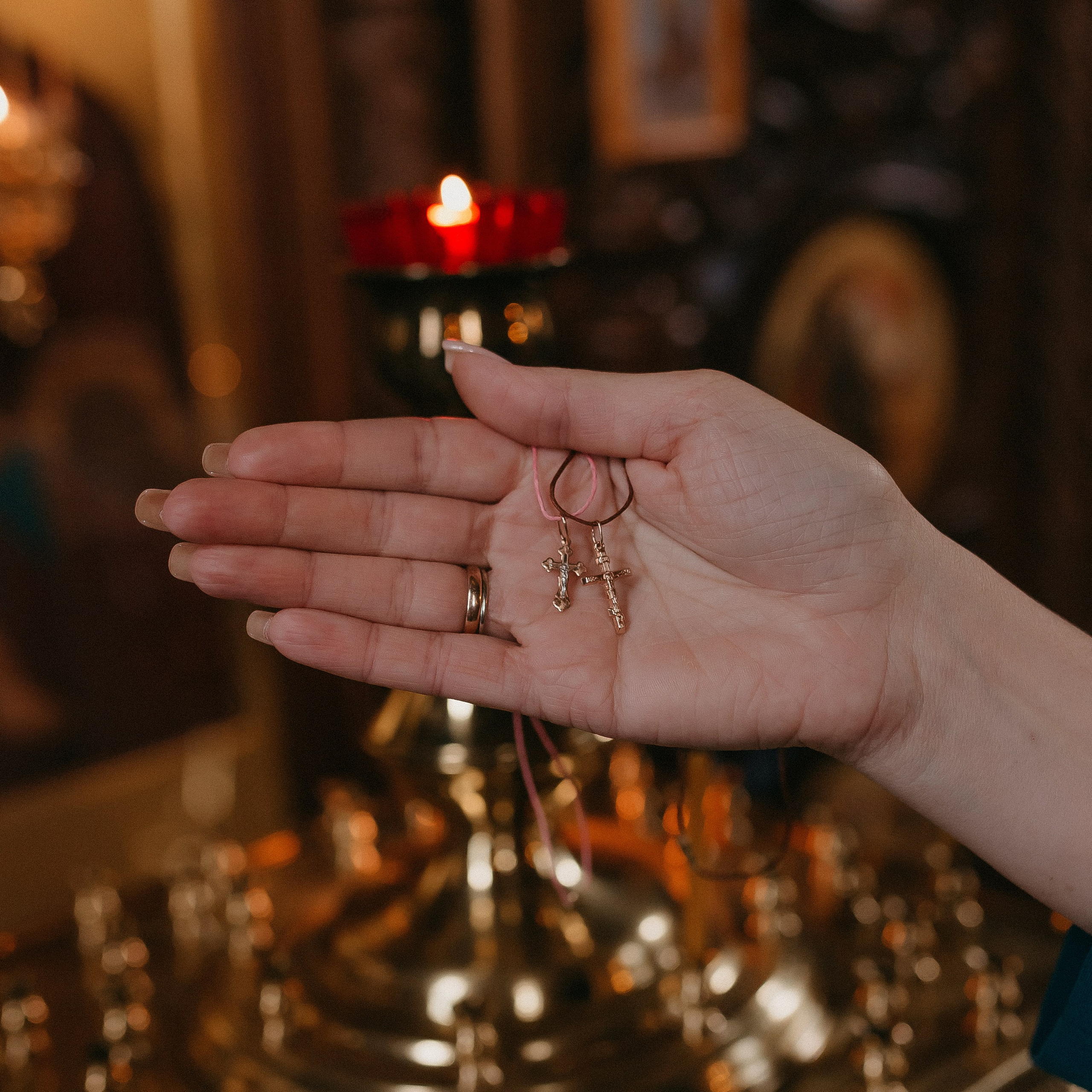 Крещение Артёма и Валерии. Храм Георгия Победоносца