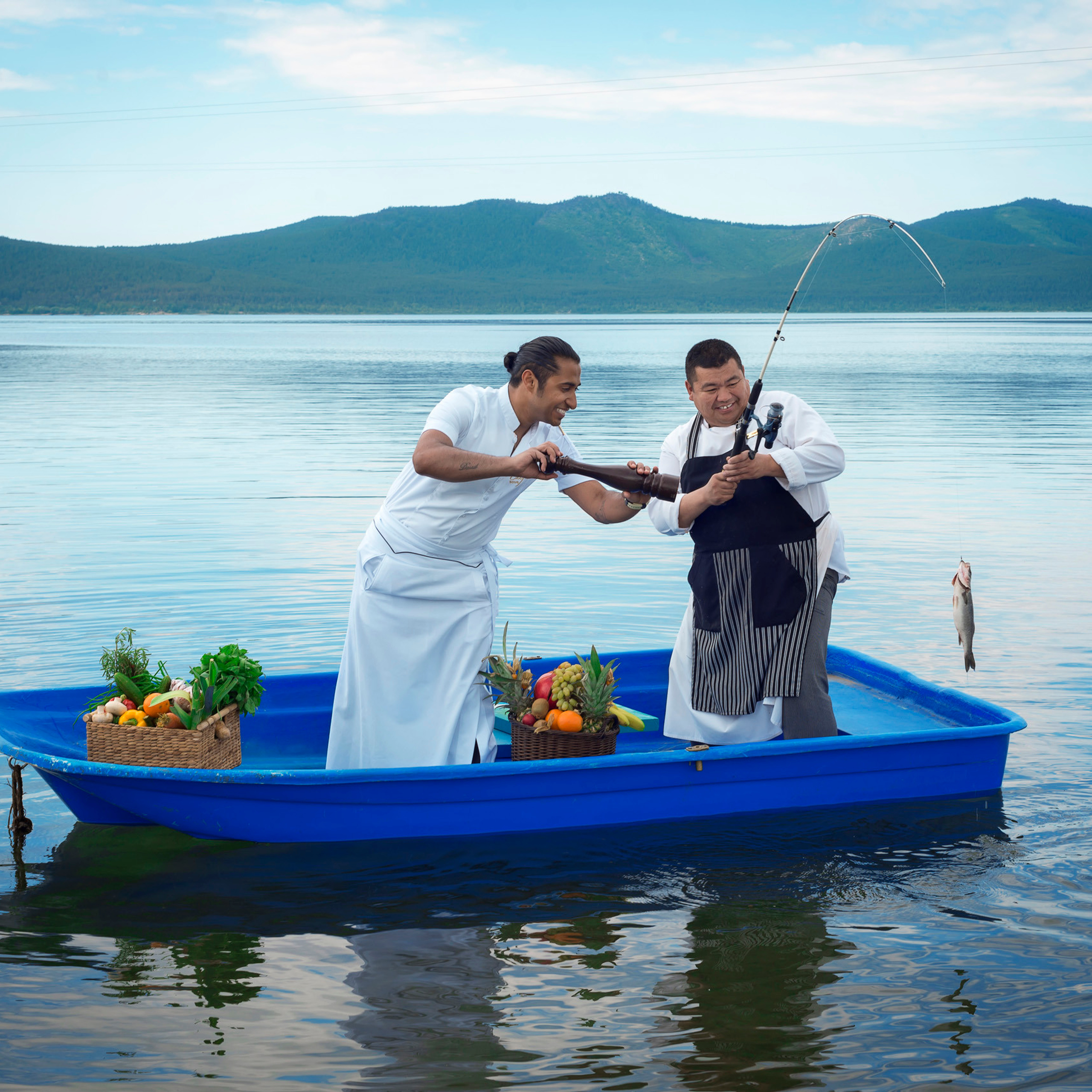 Съемка для рекламных буклетов отеля RIXOS BOROVOE