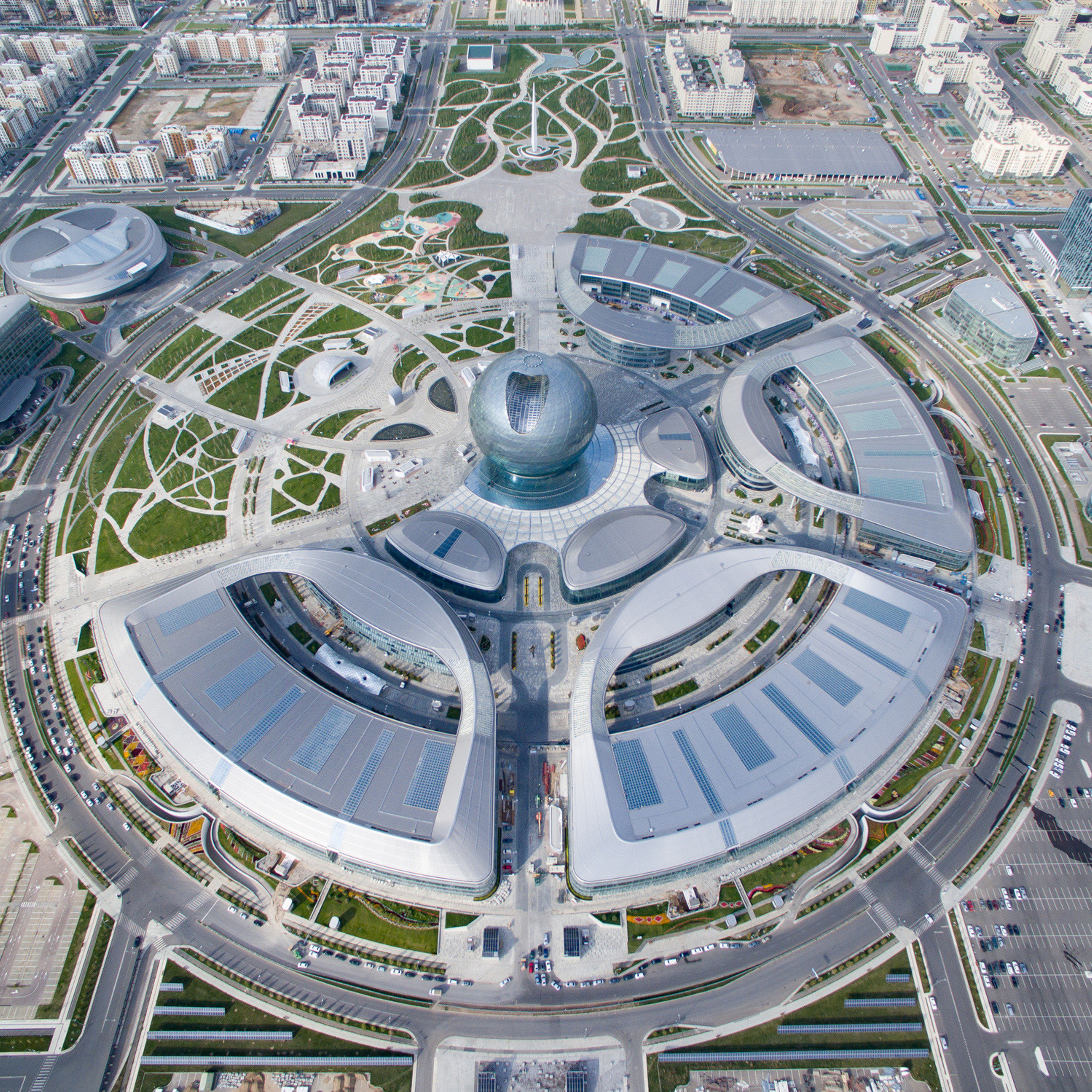 Съемка территории ВЦ ЭКСПО