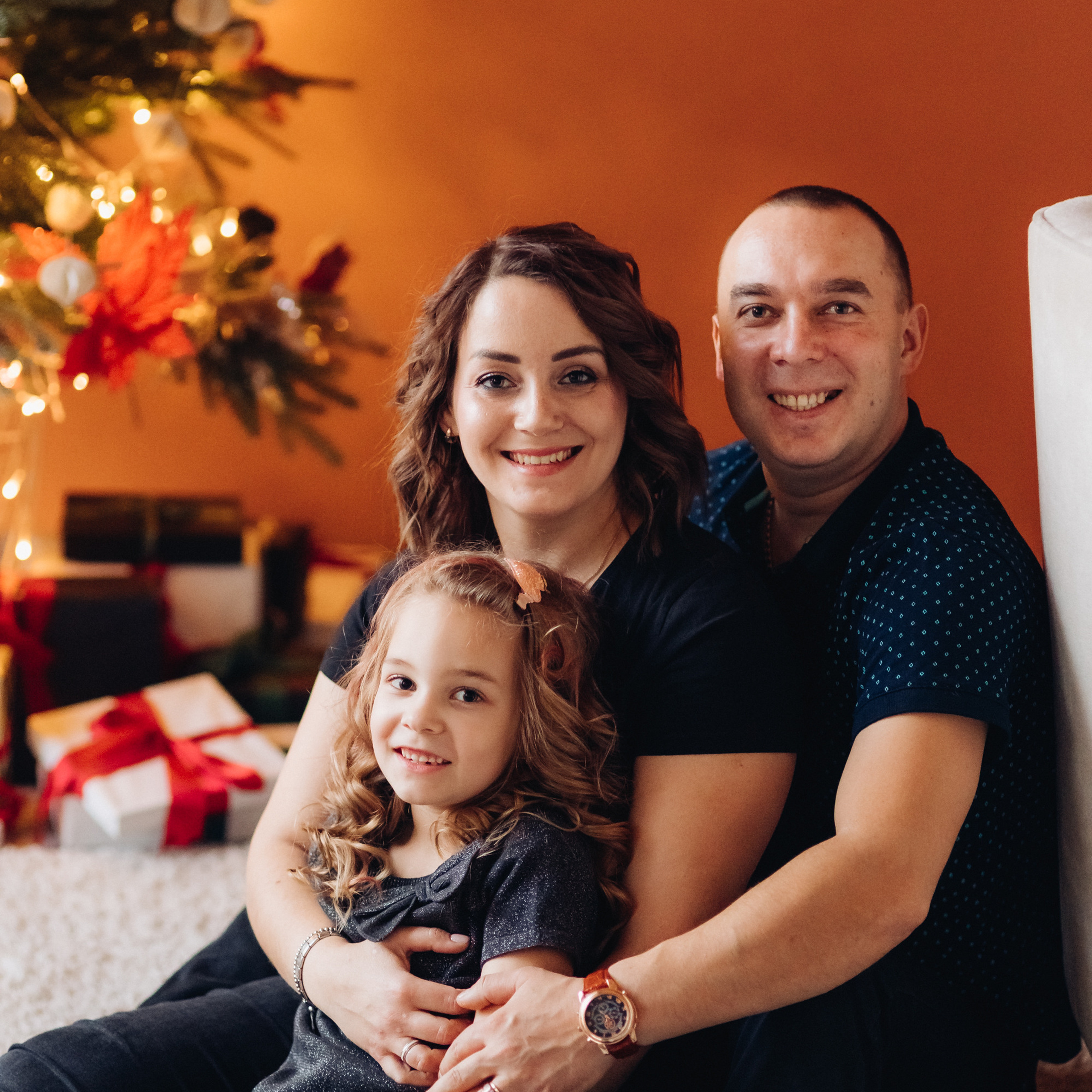 Семейная фотосессия студия Simple