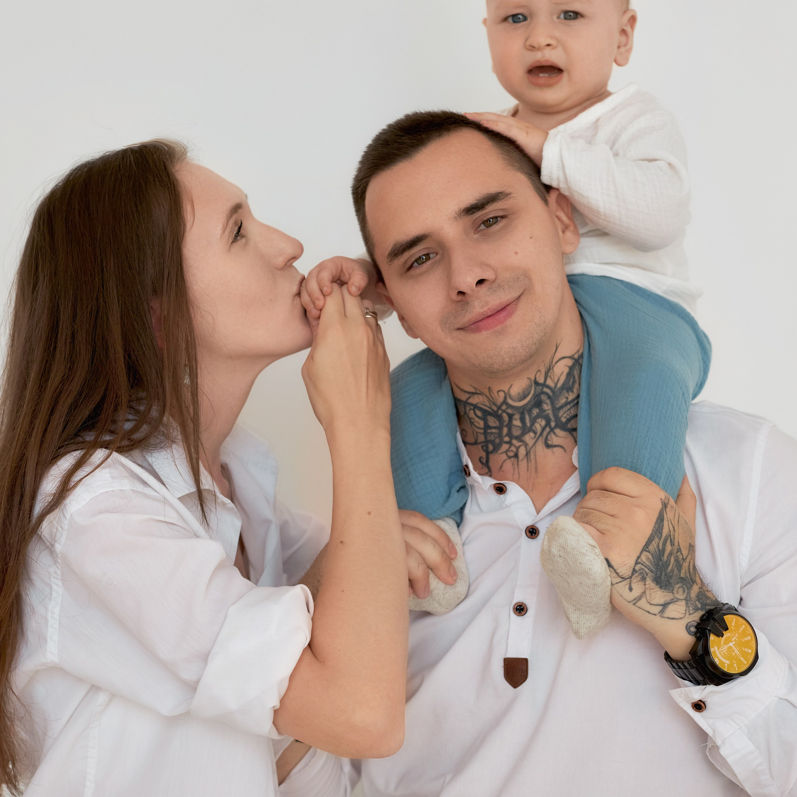 Ксюша, Никита и Тимофей