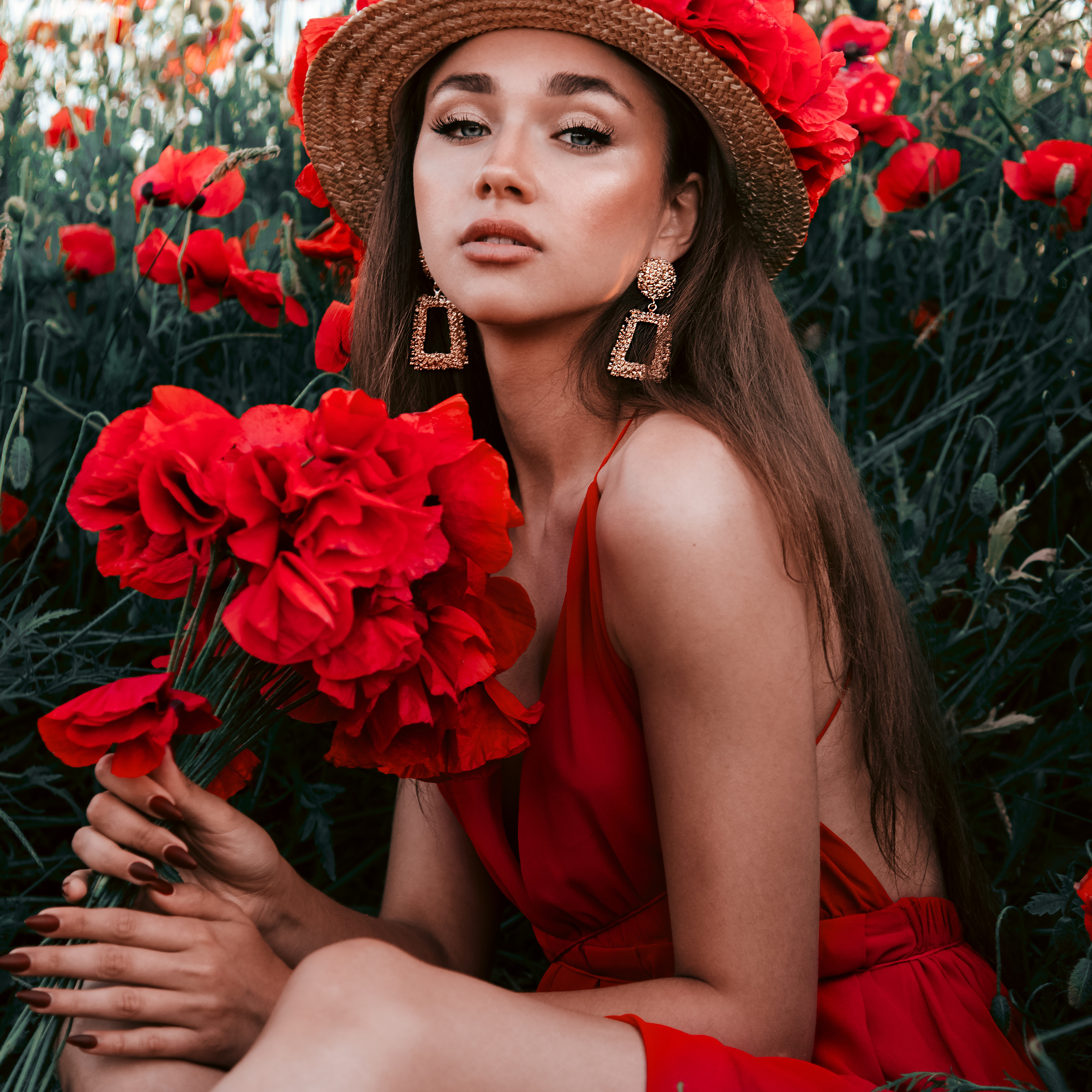 Фотосессия в маках