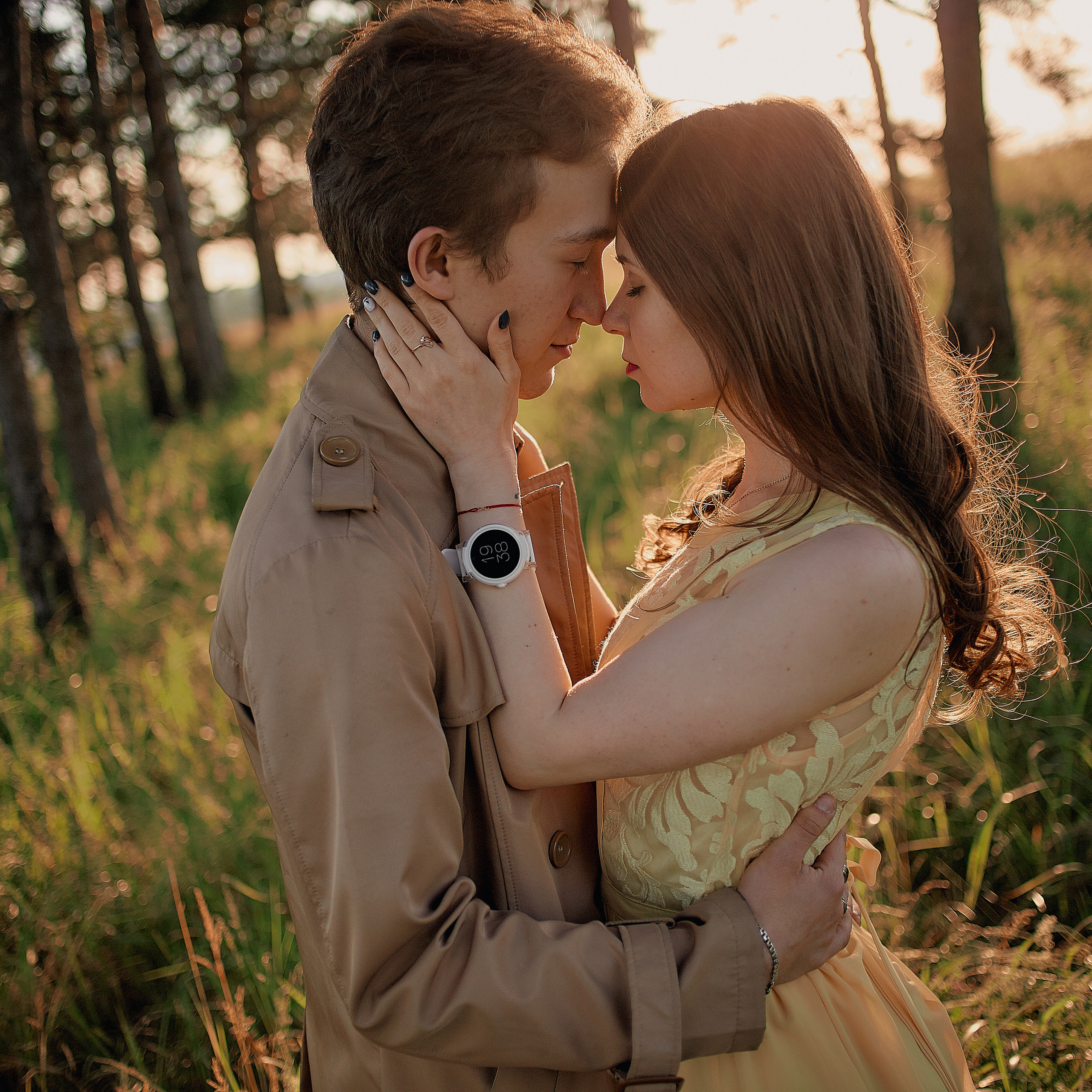 Романтика в лучах закатного солнца