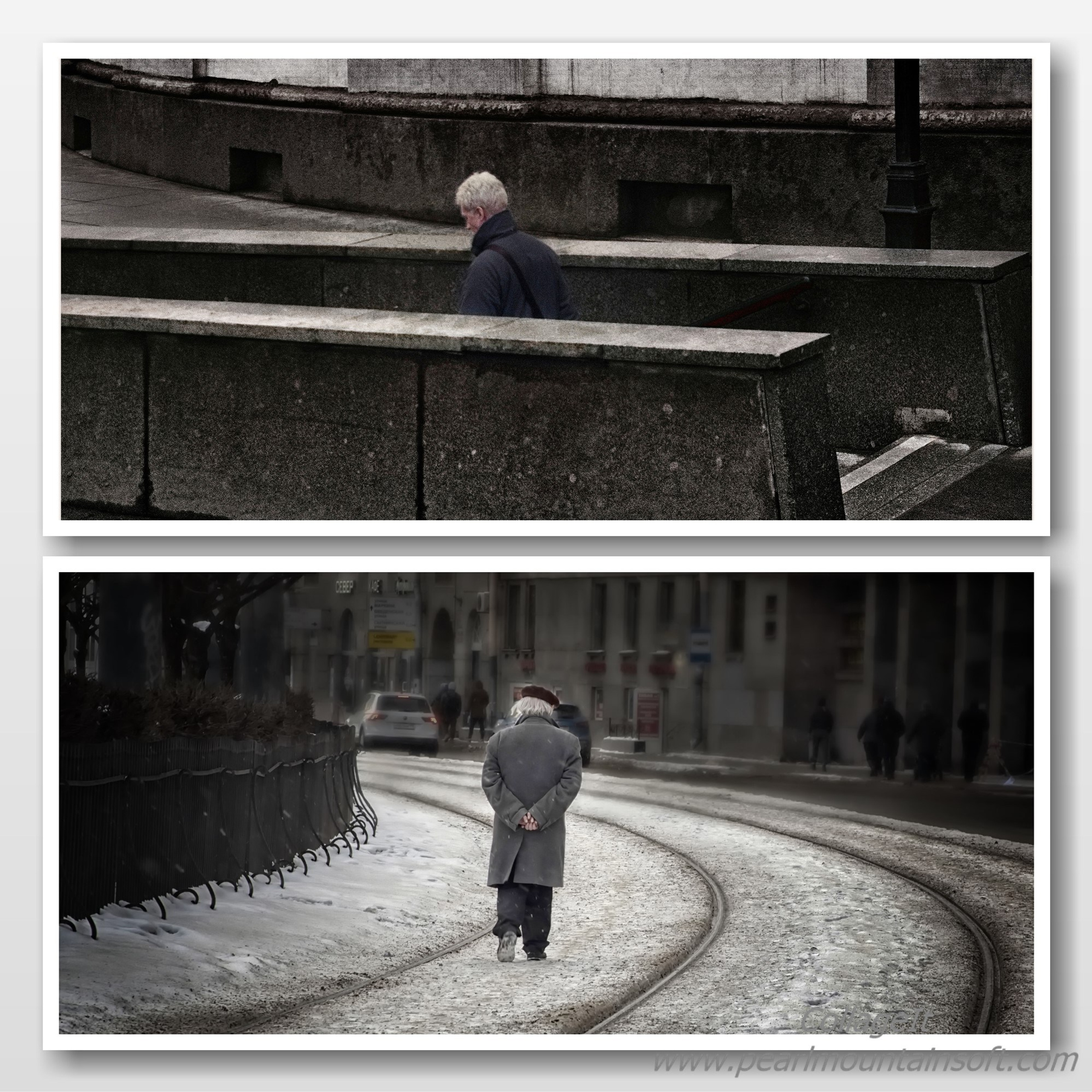 С-Петербург.Улица.Одинокий человек.