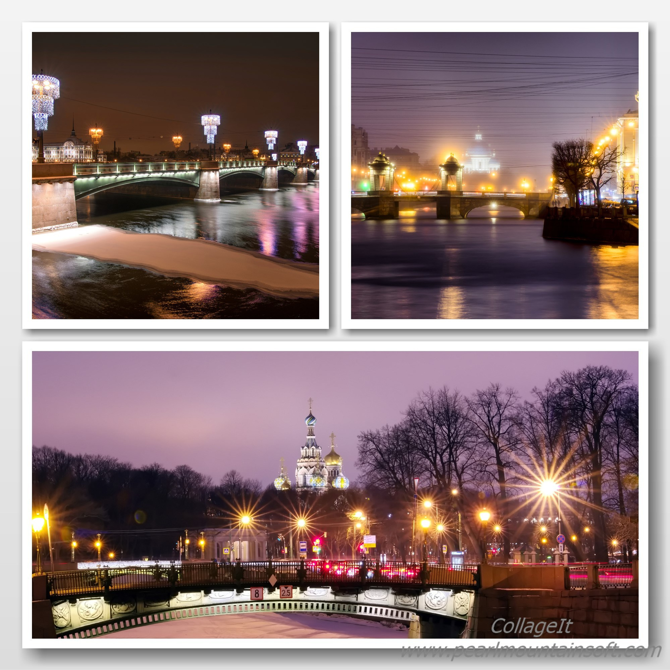 С-Петербург Новогодний.Мосты.