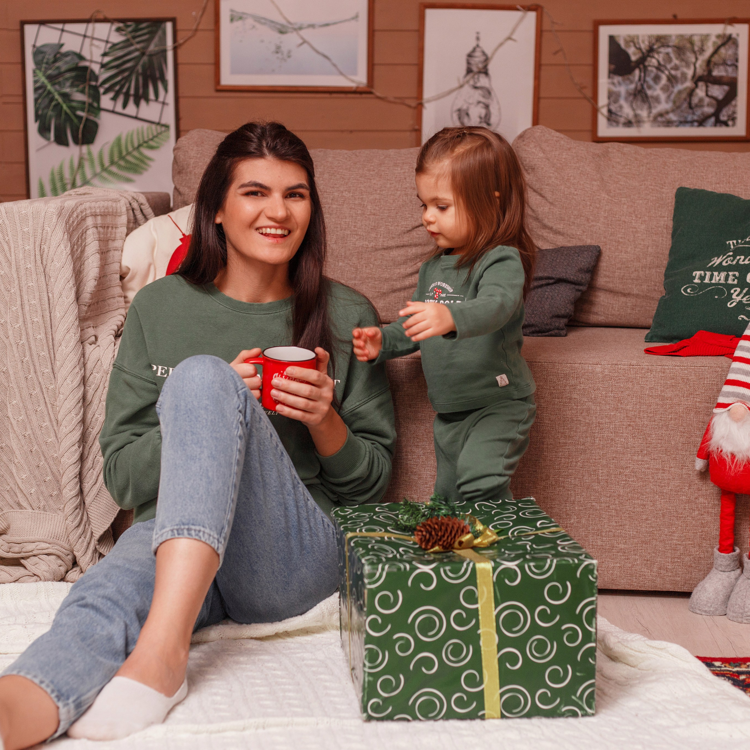 Новогодняя съемка в&nbsp;студии