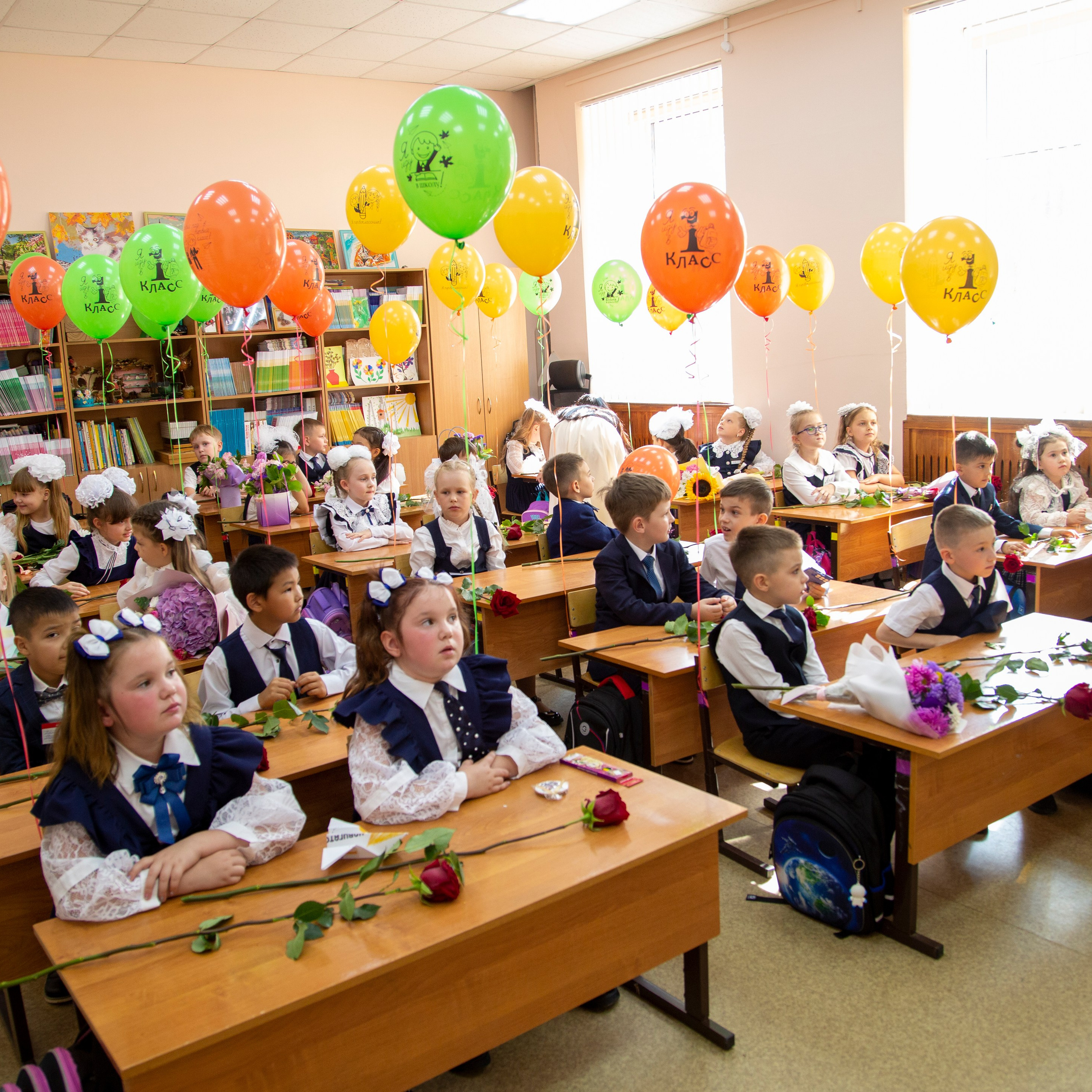 1 сентября первоклашек