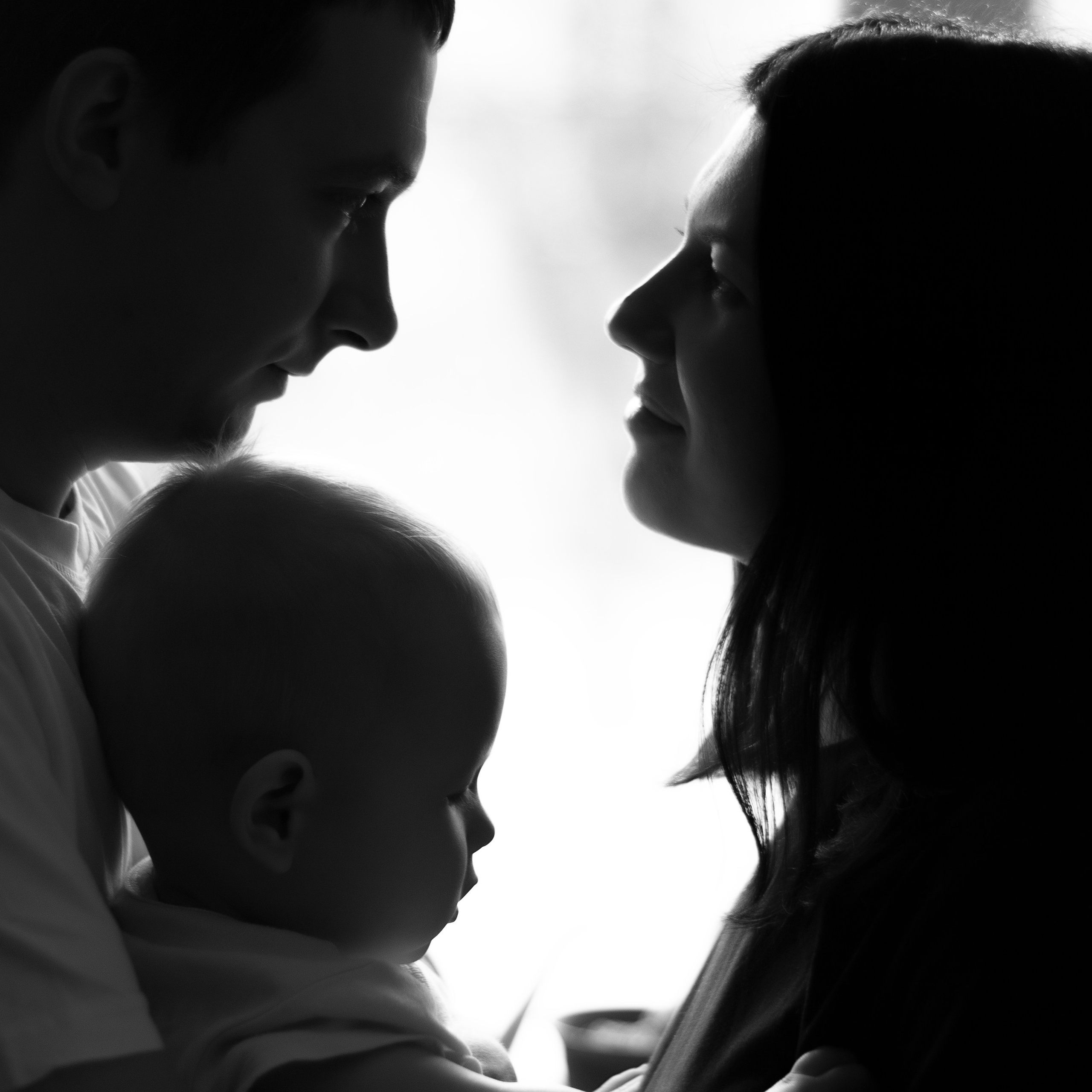 Евгения, Борис и Левушка (домашняя)